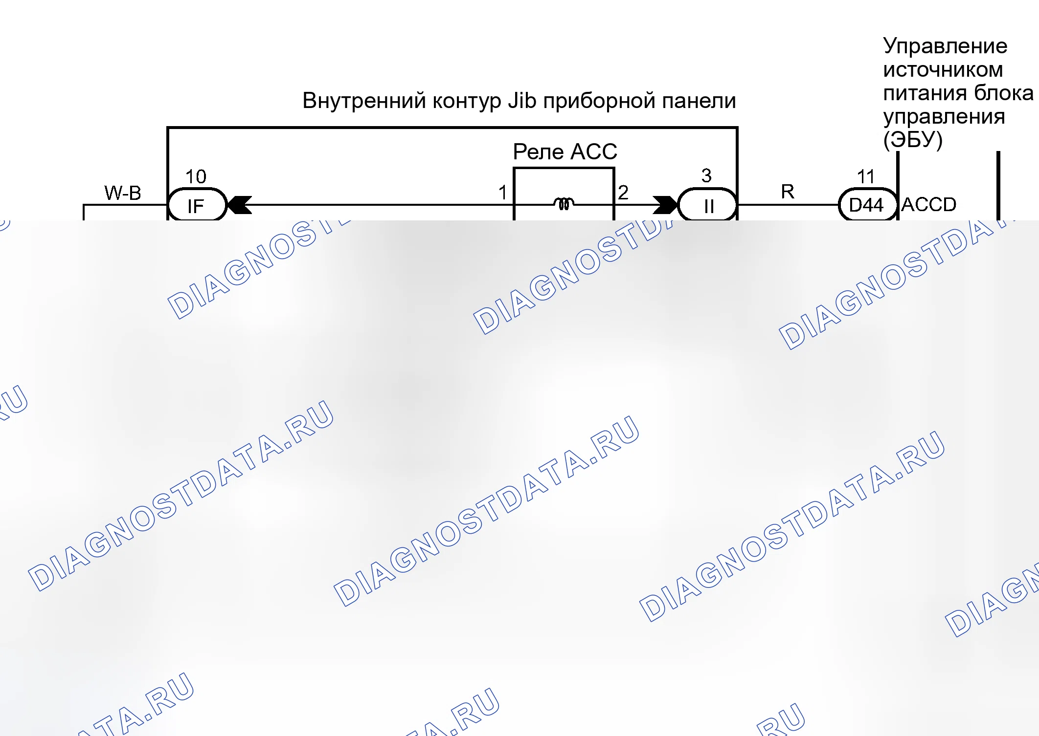 Рис. 16: электросхема. Toyota Avalon XX30