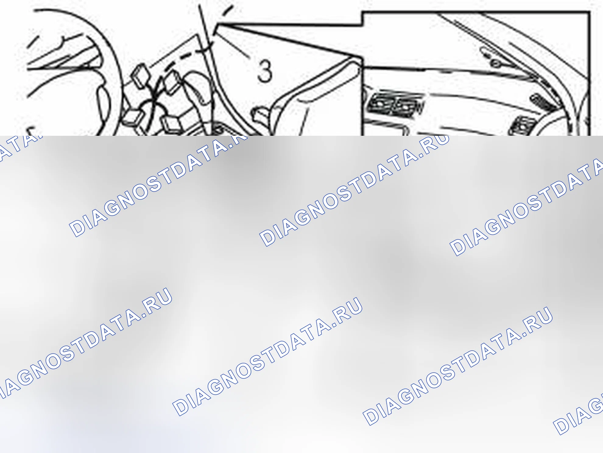 Рис. 554: Прокладка кабеля. Volvo S60 I рестайлинг