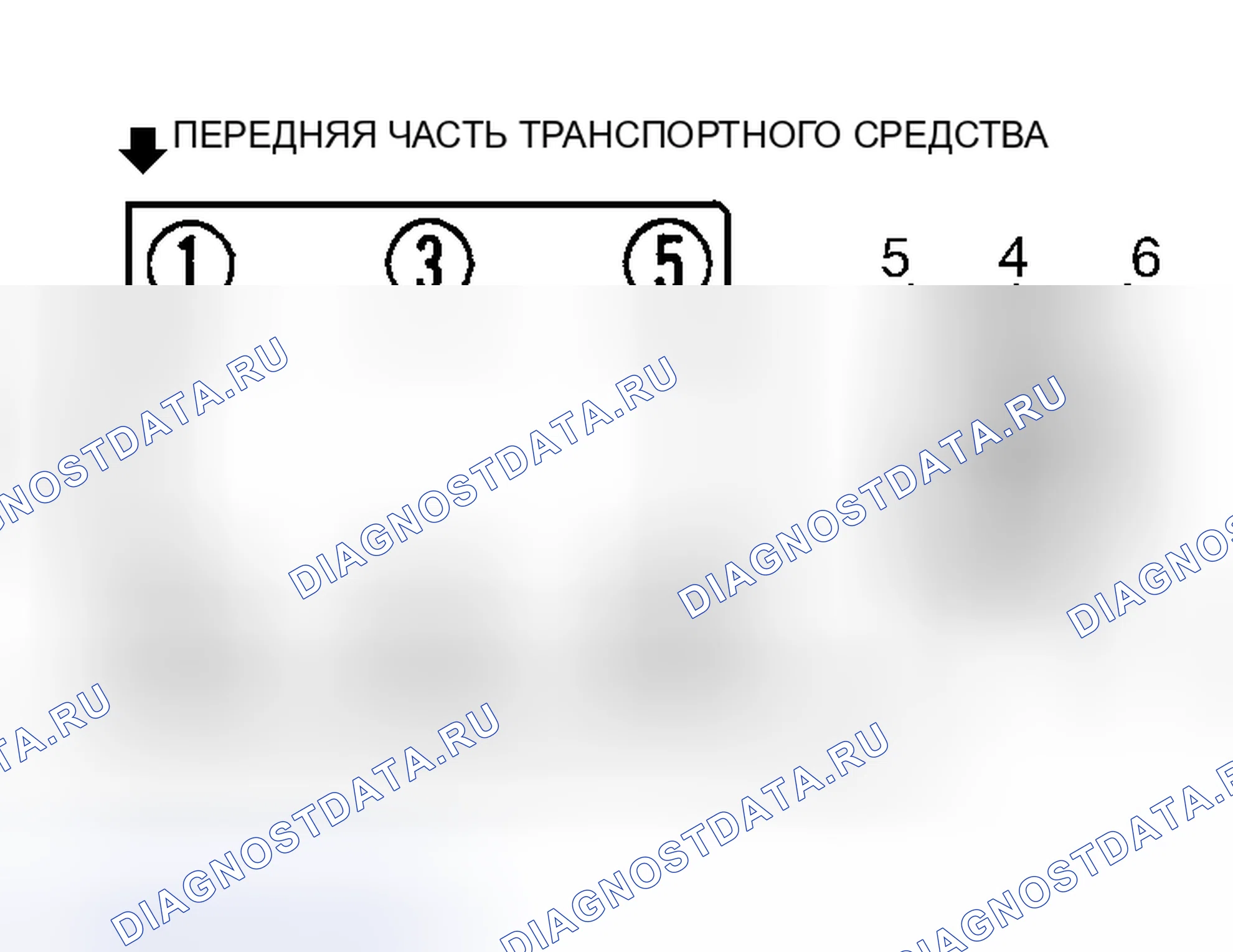 Рис. 5: Порядок отстрела и ротация дистрибьютора (Millenia 2.5L). Mazda Tribute I
