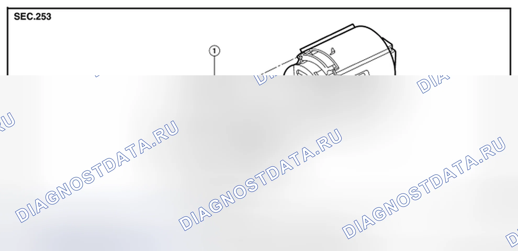 Рис. 61: Разнесенный вид. Nissan Pathfinder IV рестайлинг