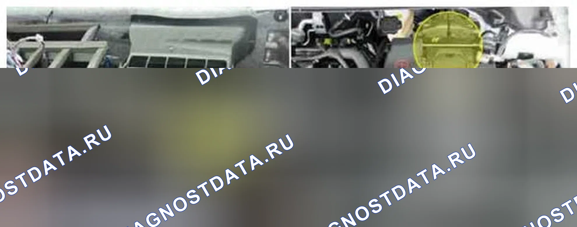 Рис. 99: Расположение компонентов. Hyundai Elantra V