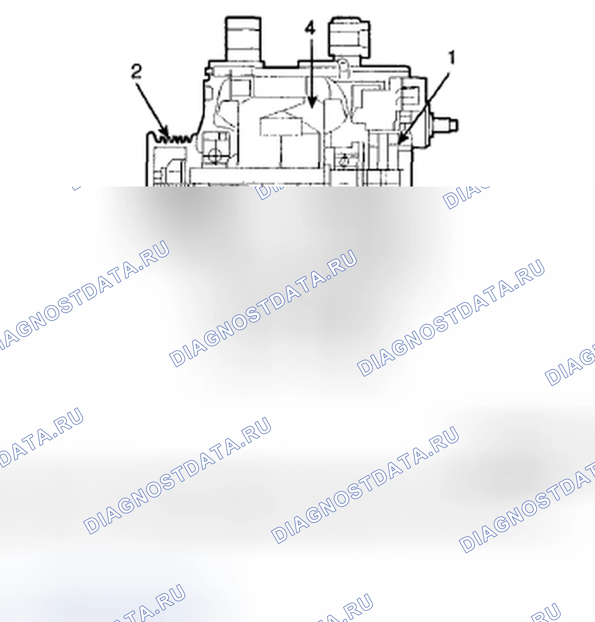 Рис. 1: Описание системы зарядки электрооборудования. Hyundai Genesis I