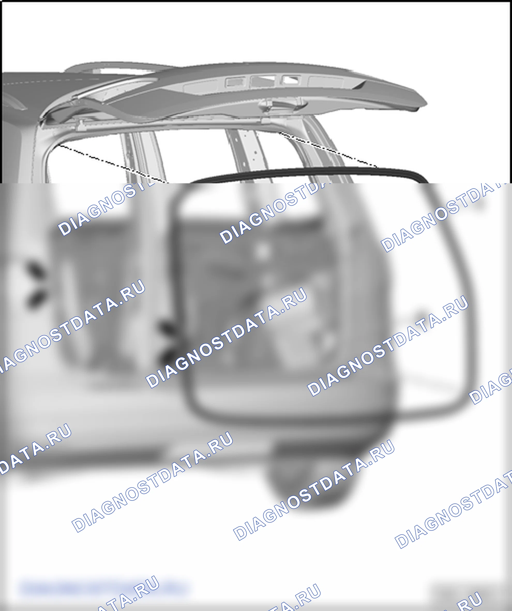 Дверь багажного отсека. SEAT Alhambra Ii