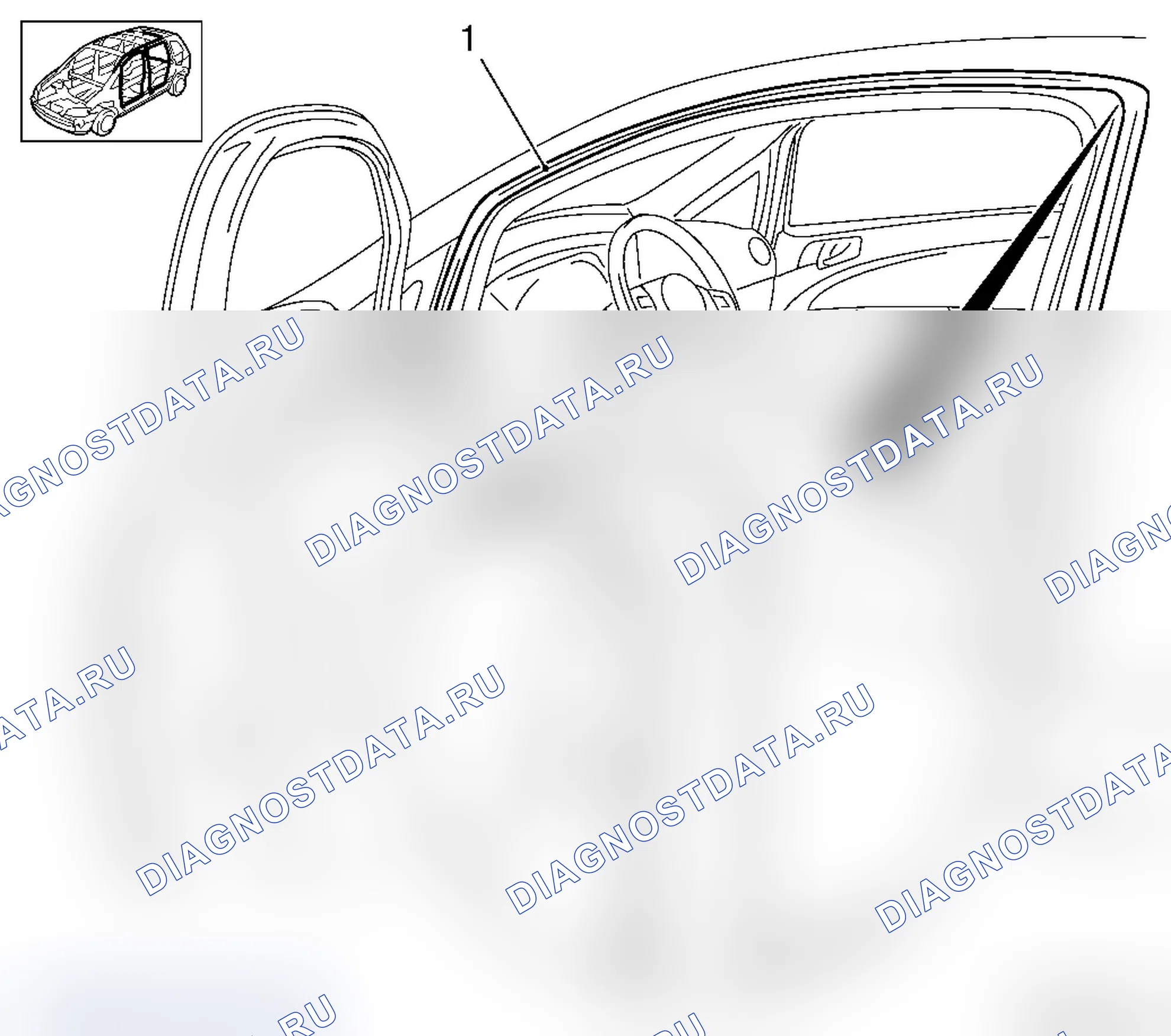 Демонтаж и монтаж дополнительного уплотнения рамы крыши - L08. Opel Corsa D