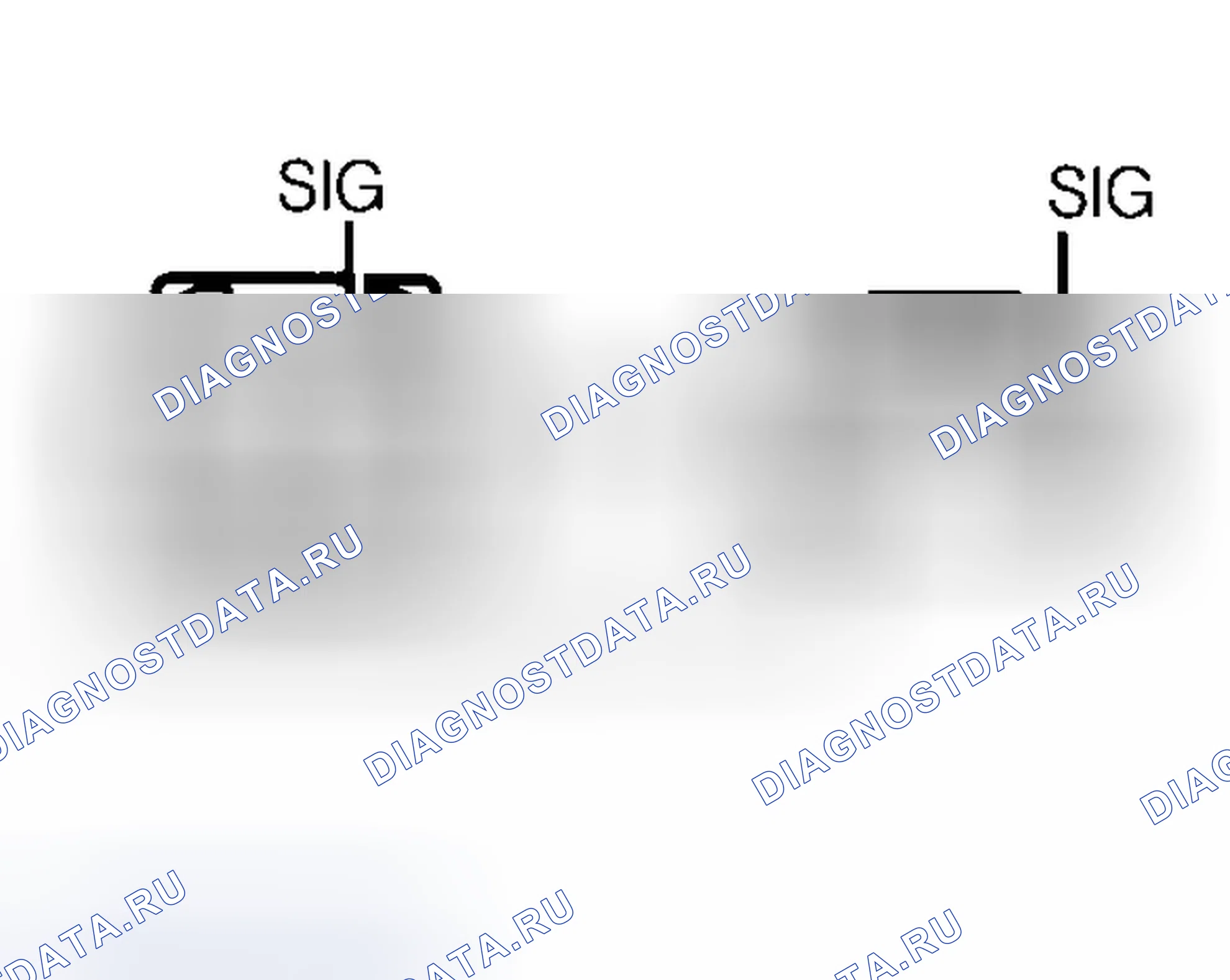 Рис. 9: Идентификация цепей и разъемов SCG - 1 из 2. Ford Aspire I