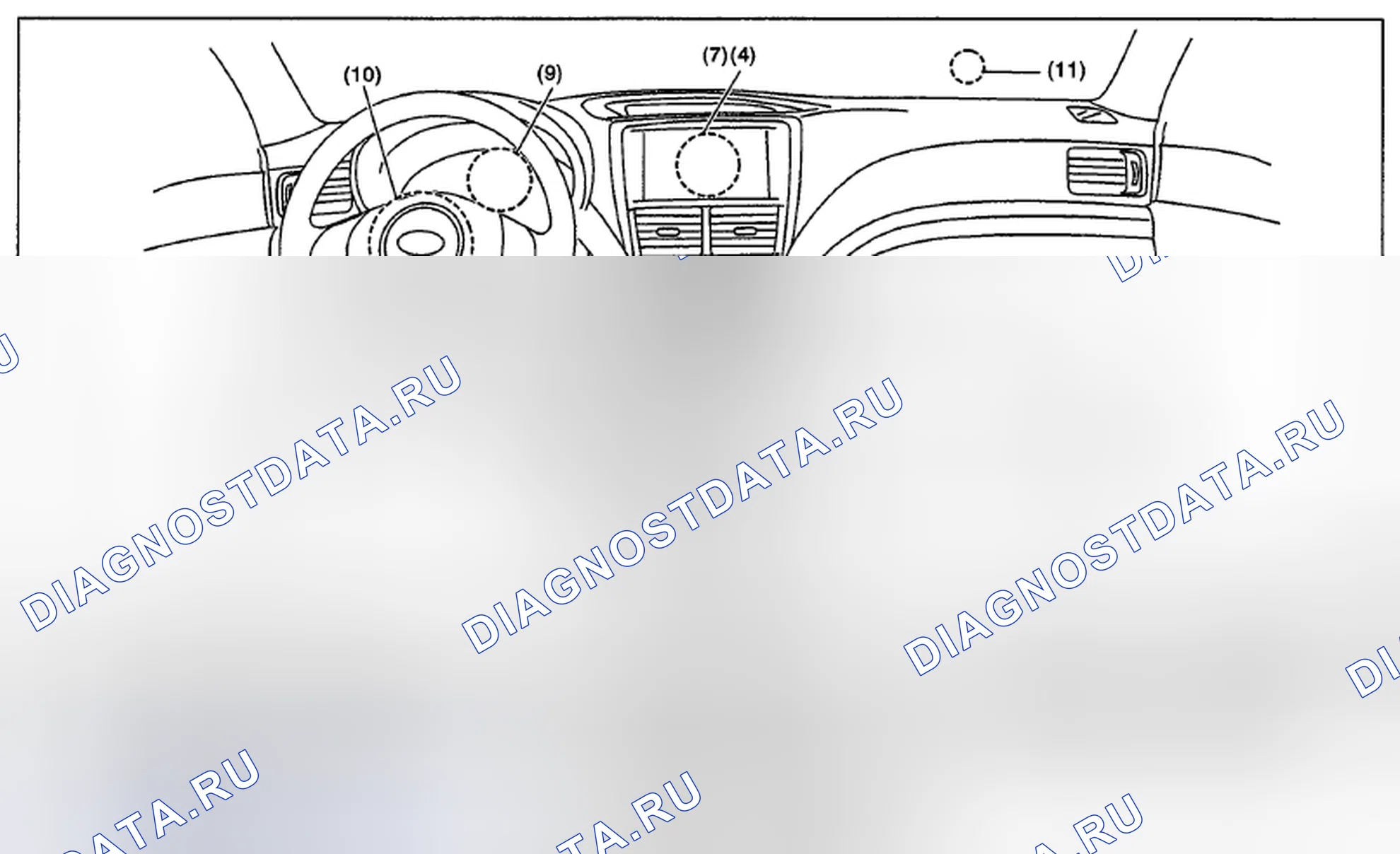 Рис. 48: РАСПОЛОЖЕНИЕ. Subaru Impreza GH