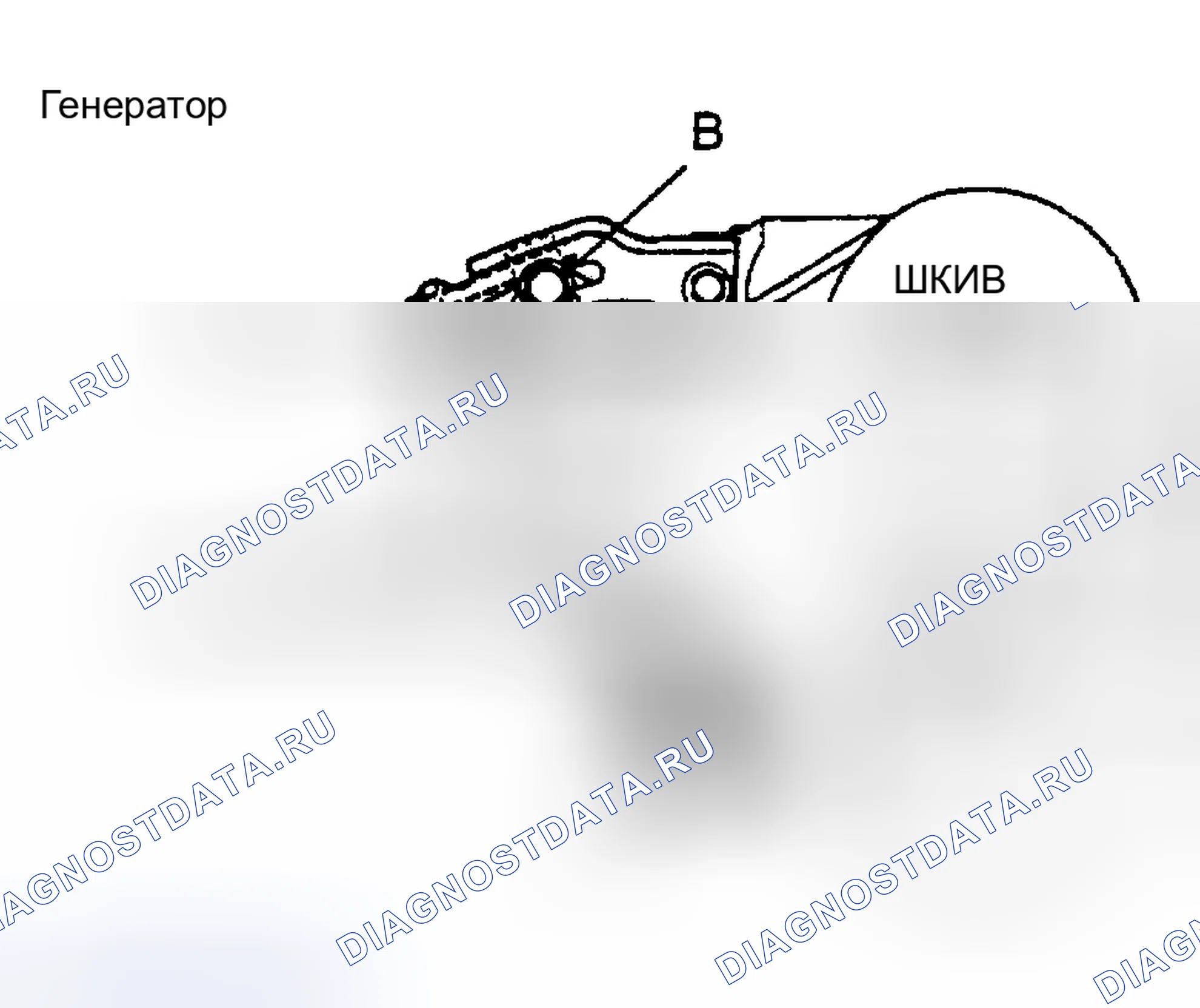 Рис. 13: Генератор переменного тока. Mazda Eunos 800 I