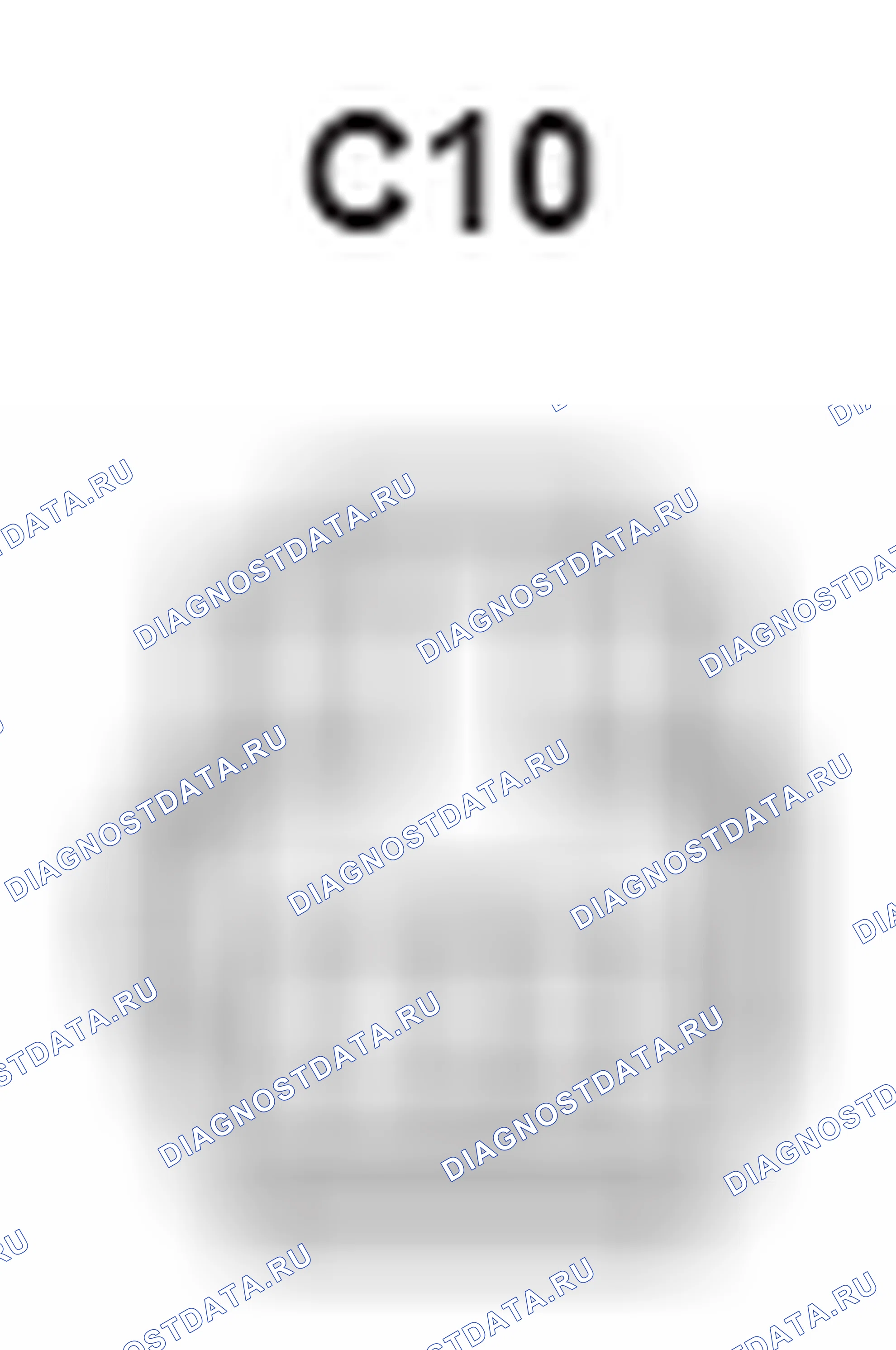 Рис. 558: Вид с торца соединителя (BB1). Toyota 4Runner IV рестайлинг