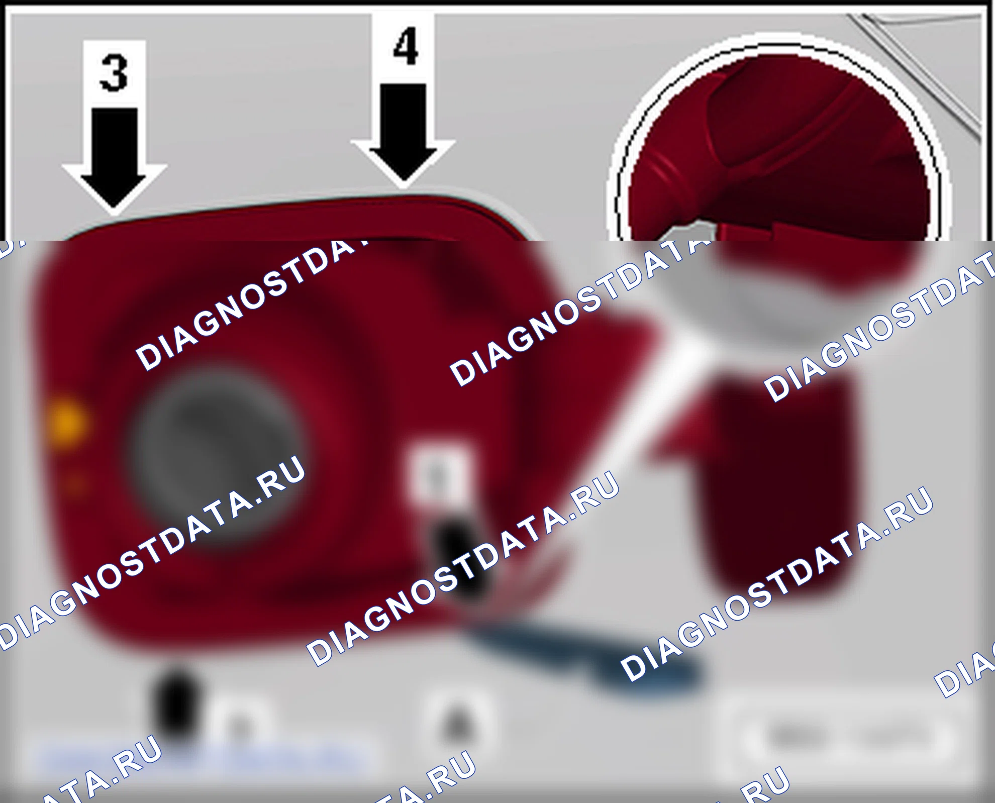 Узел лючка заливной горловины. SEAT Toledo Iv