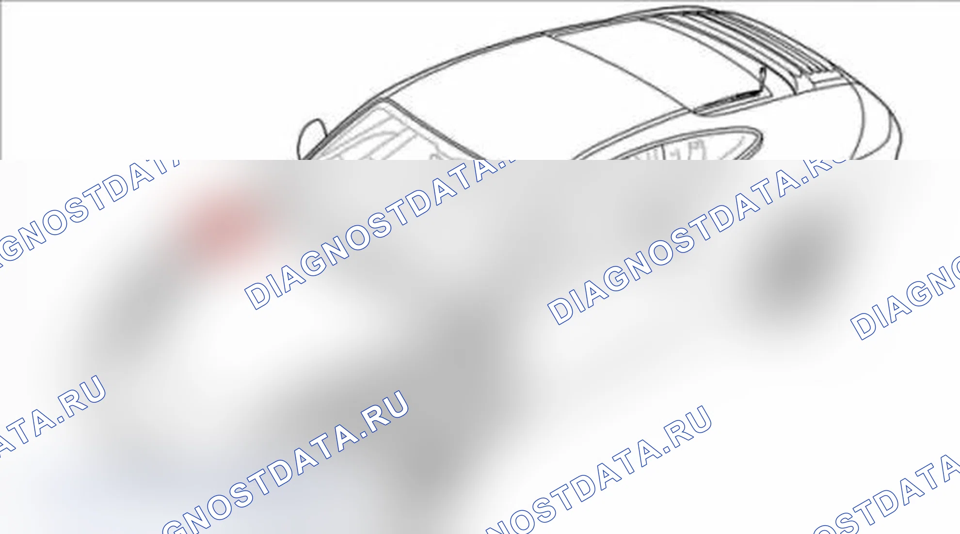 Рис. 832: Снятие крышки топливного бака. Porsche 911 GT3 997