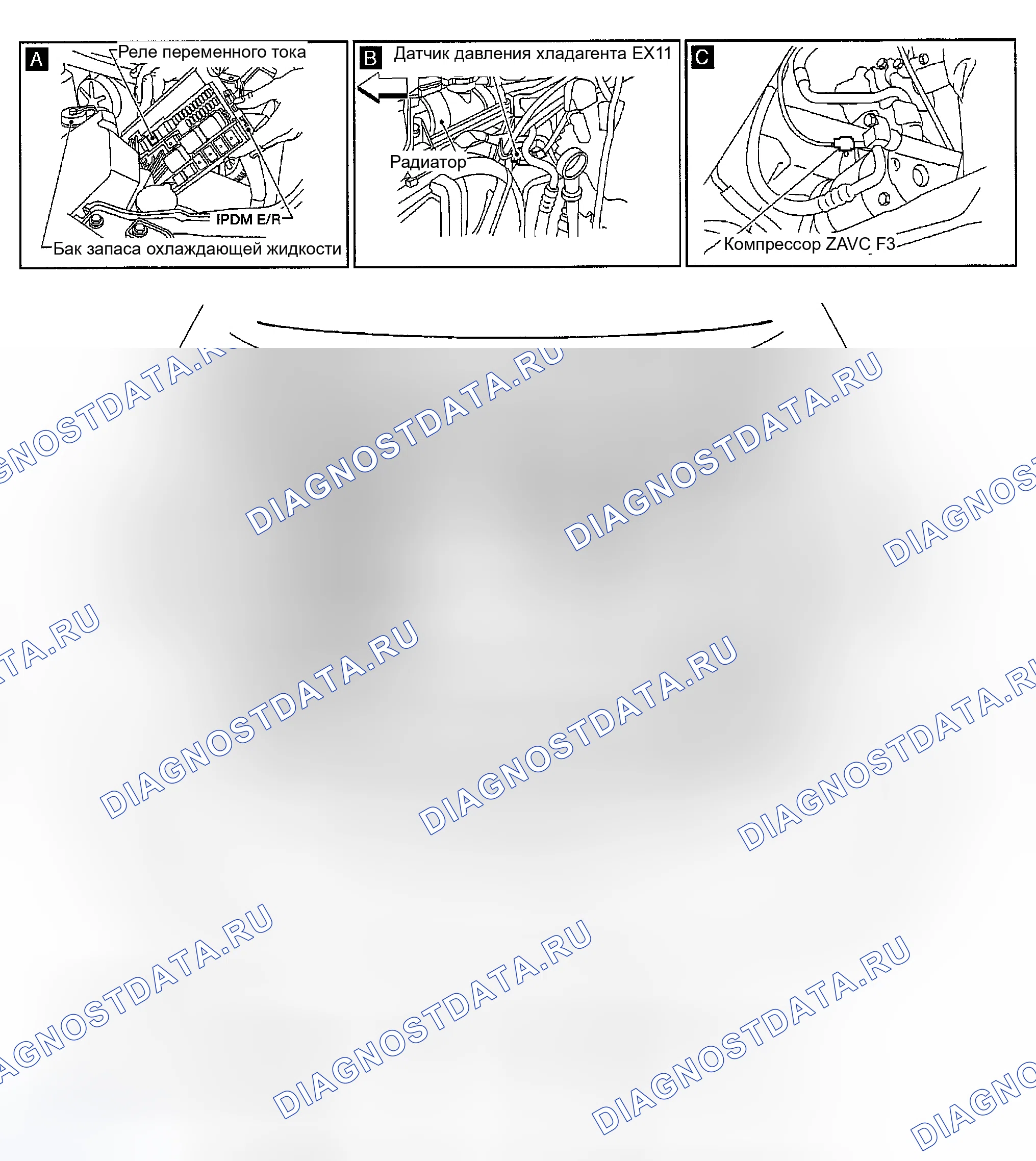 Рис. 13: Модели QR25DE. Nissan Altima L31