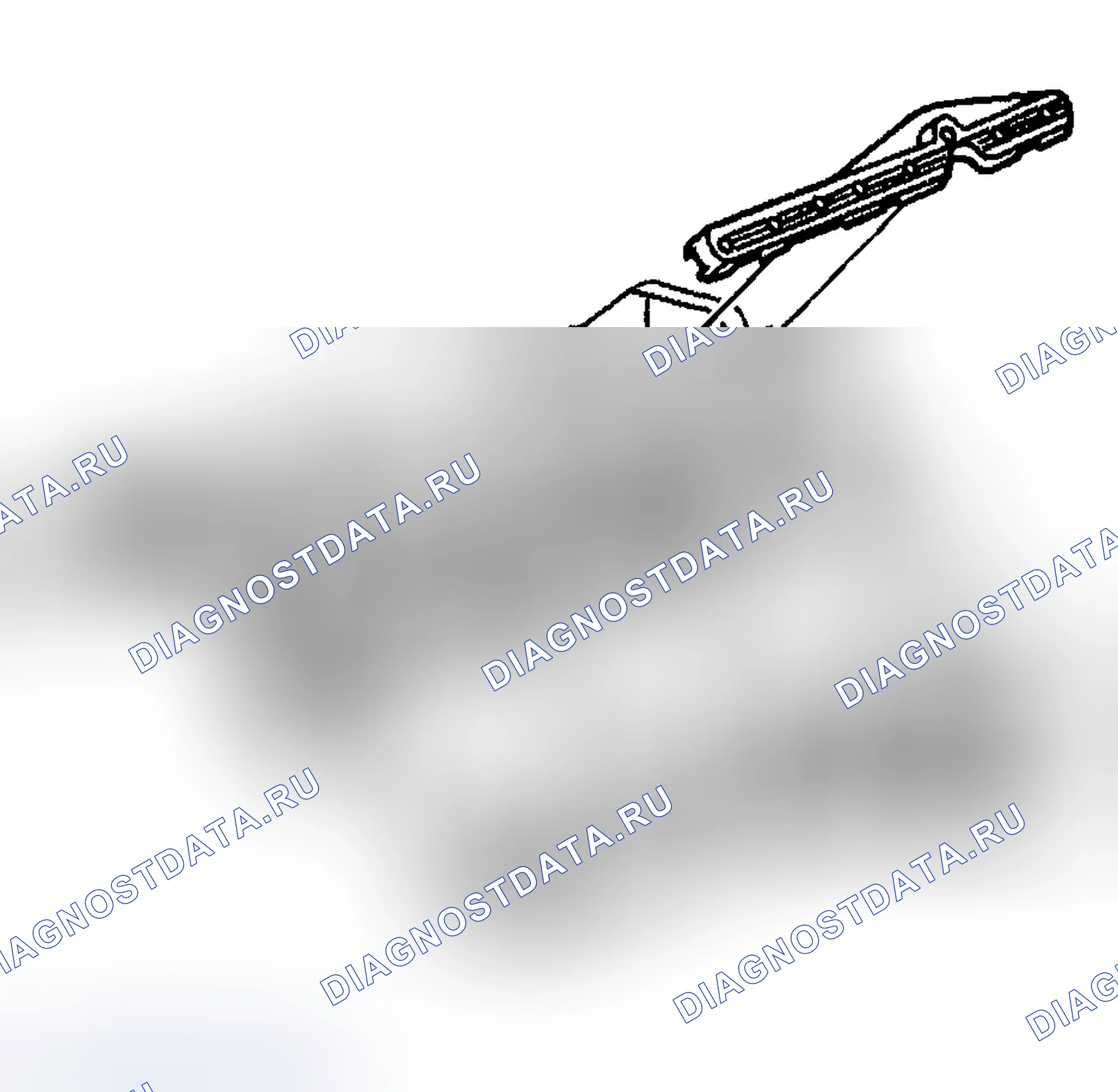 Рис. 246: Демонтаж подъемника клапана. Chevrolet Silverado 2500 