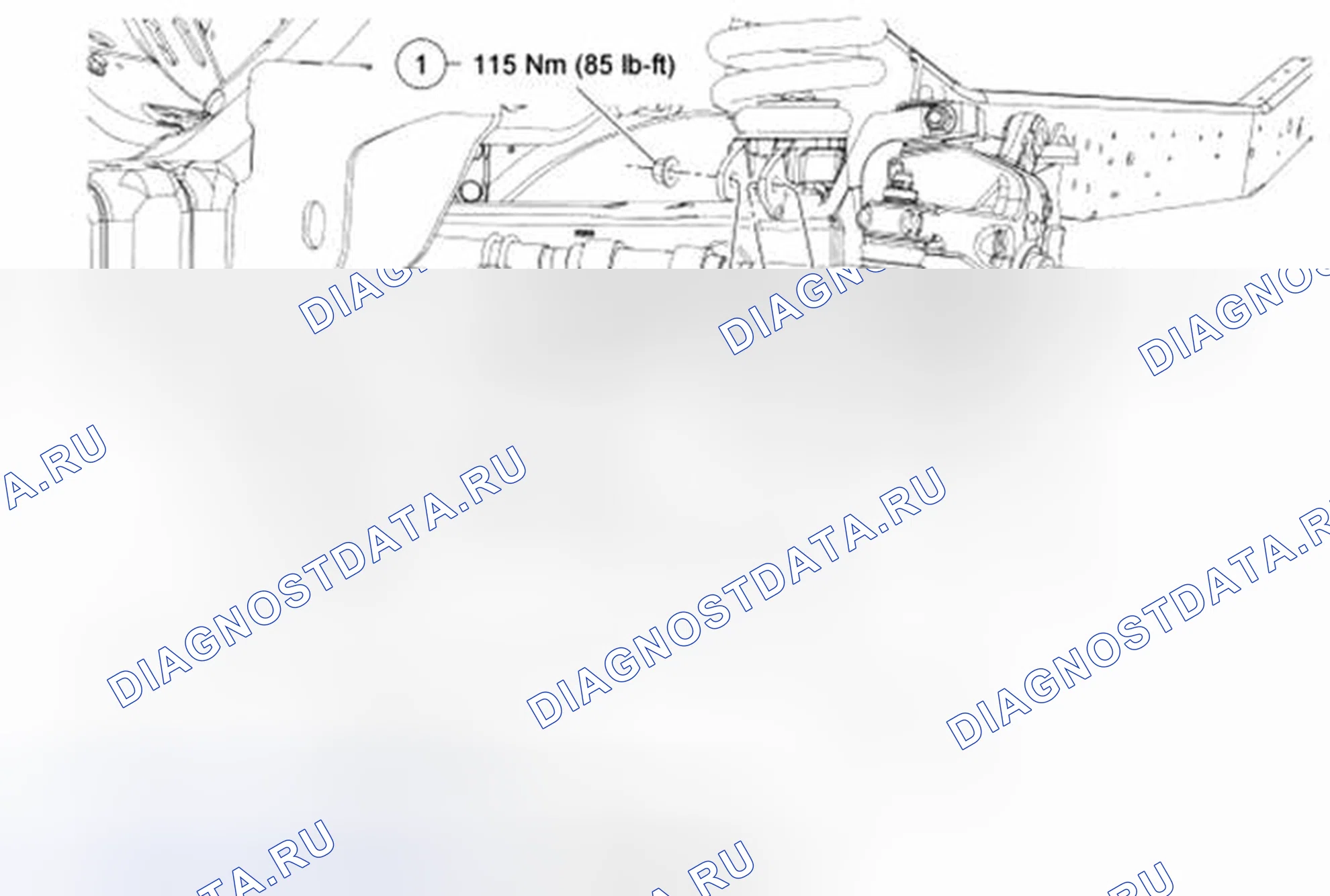 Рис. 42: Планка и звено стабилизатора - F250 и xtegx1 F350. Ford Pickup F250 Super Duty II