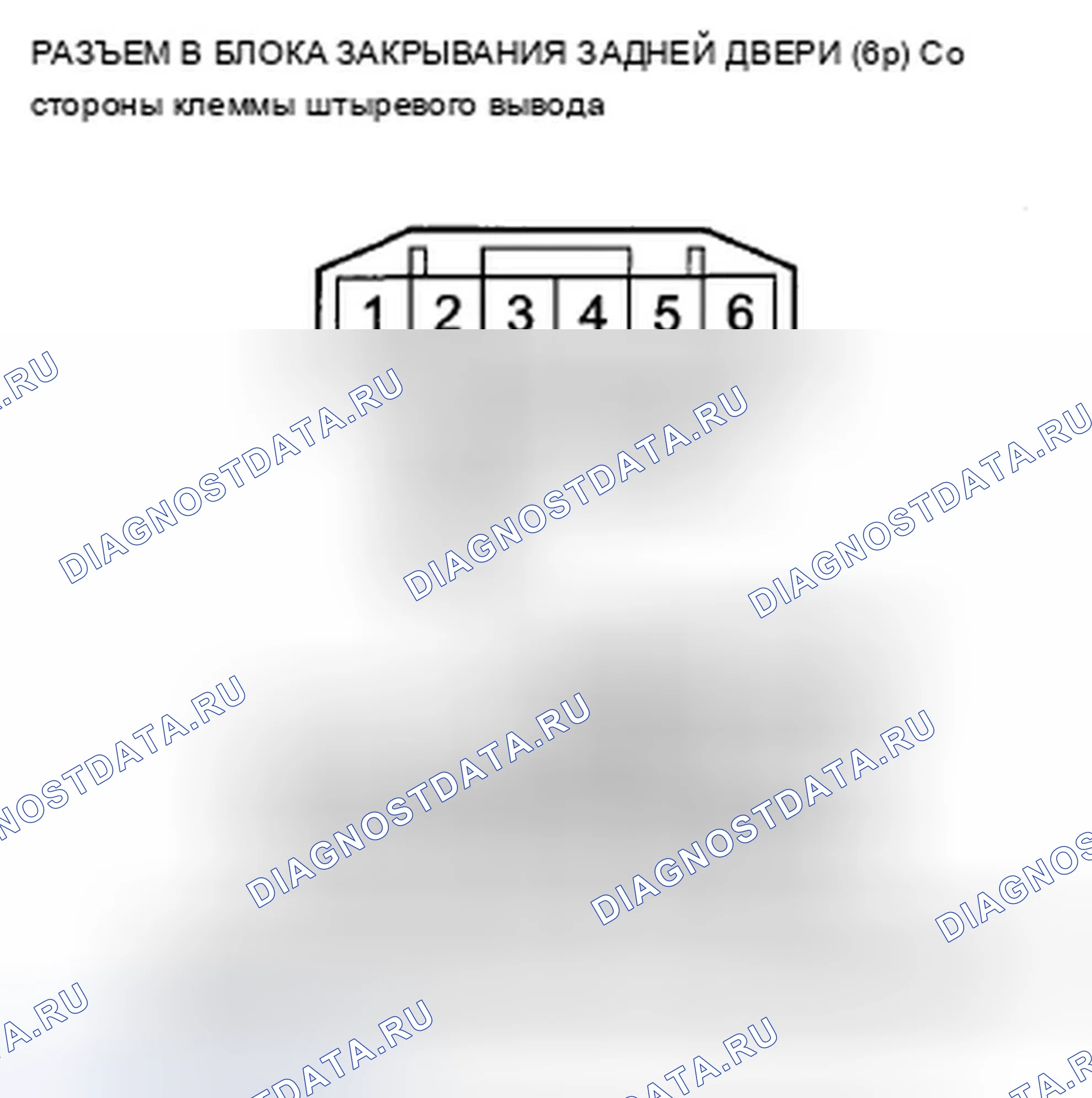 Рис. 215: Поиск и устранение неисправностей цепи переключателя с полной защелкой на задней двери. Acura ZDX I