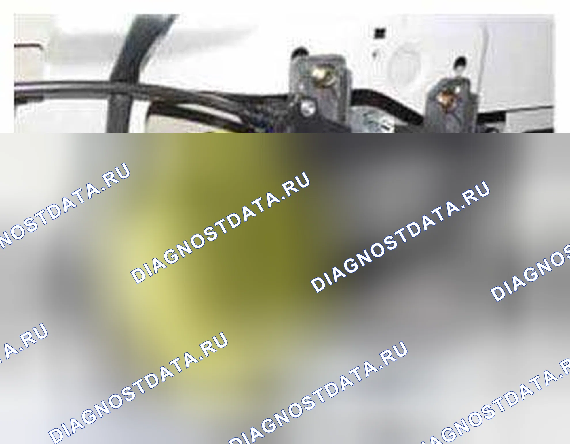 Рис. 496: Расположение компонентов. Kia Sedona II рестайлинг