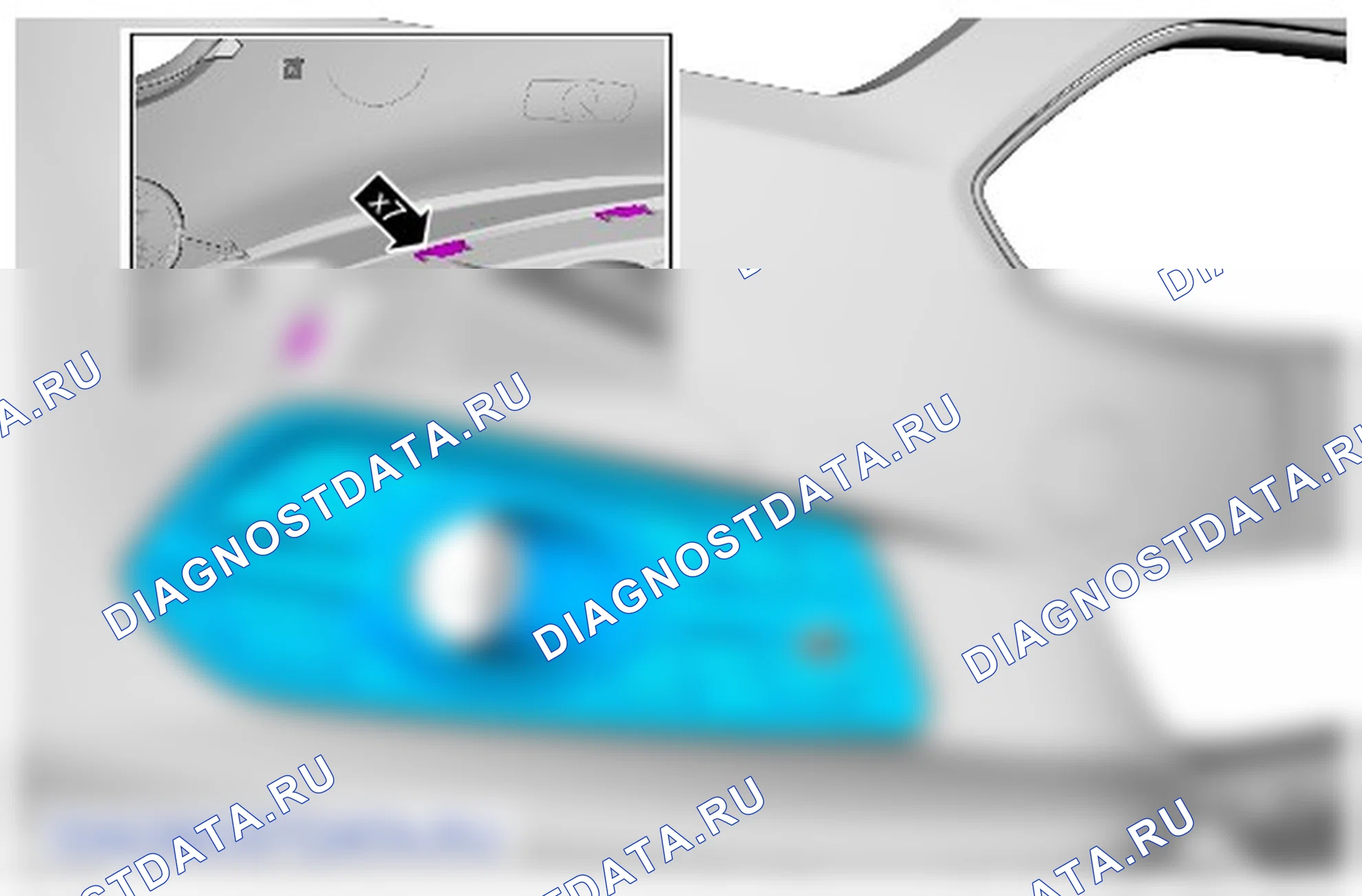 Разборка и сборка кожуха переднего бампера. Ford S-MAX II