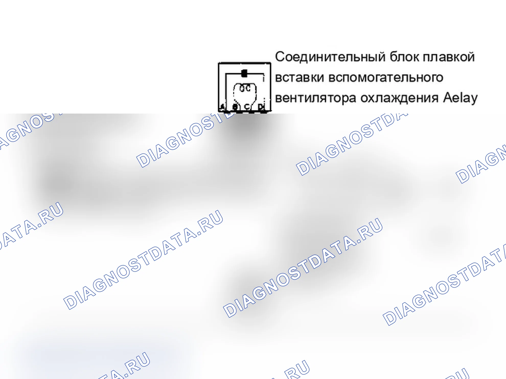 Рис. 6: Схема вентилятора вспомогательного охлаждения. Plymouth Grand Voyager I