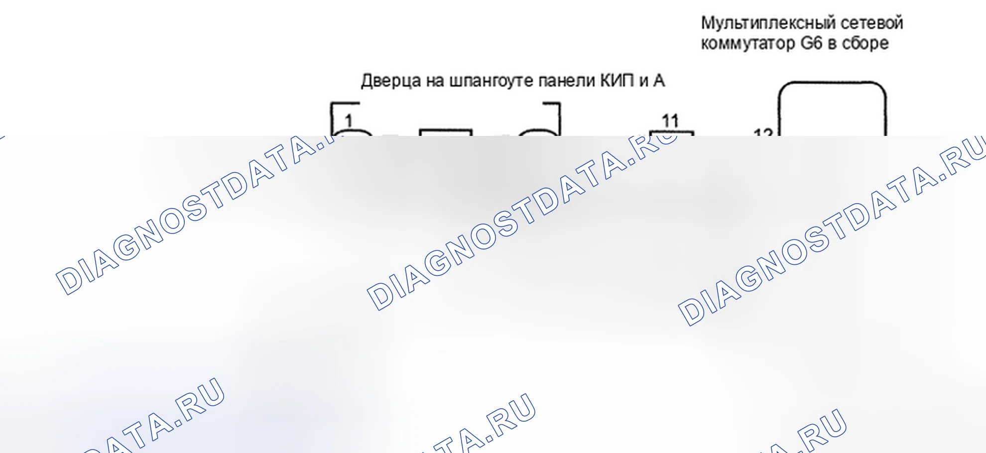 Рис. 3: электросхема. Toyota Avalon XX30 рестайлинг