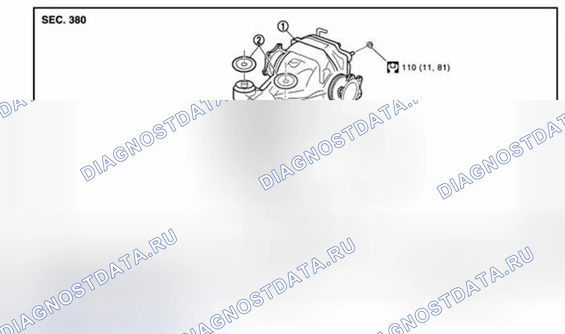 Рис. 647: AWD: Разнесенный вид. Infiniti G37 IV рестайлинг