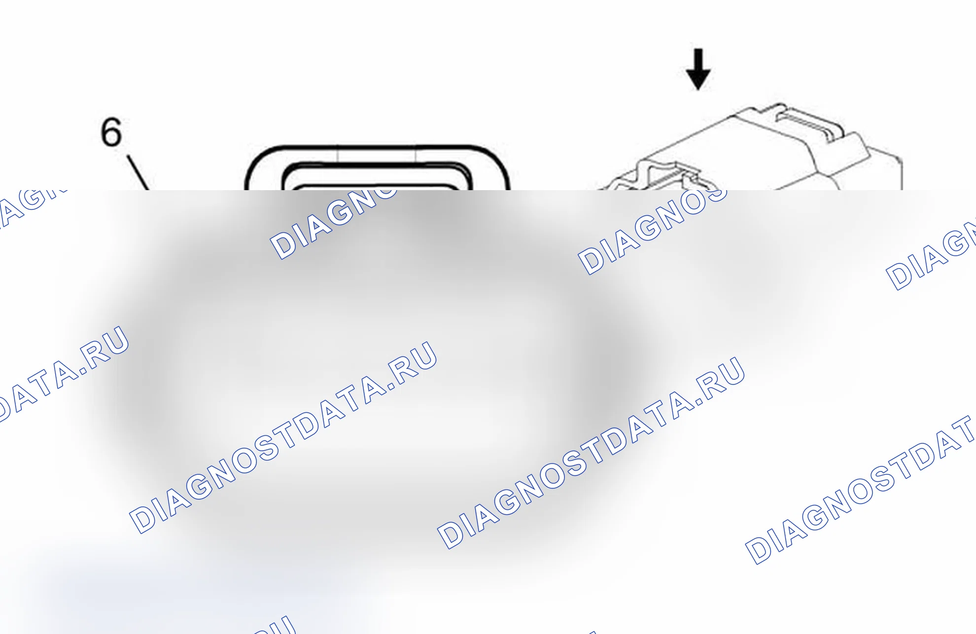 Рис. 495: Датчик бокового объекта - слева (UFT). Chevrolet Tahoe III