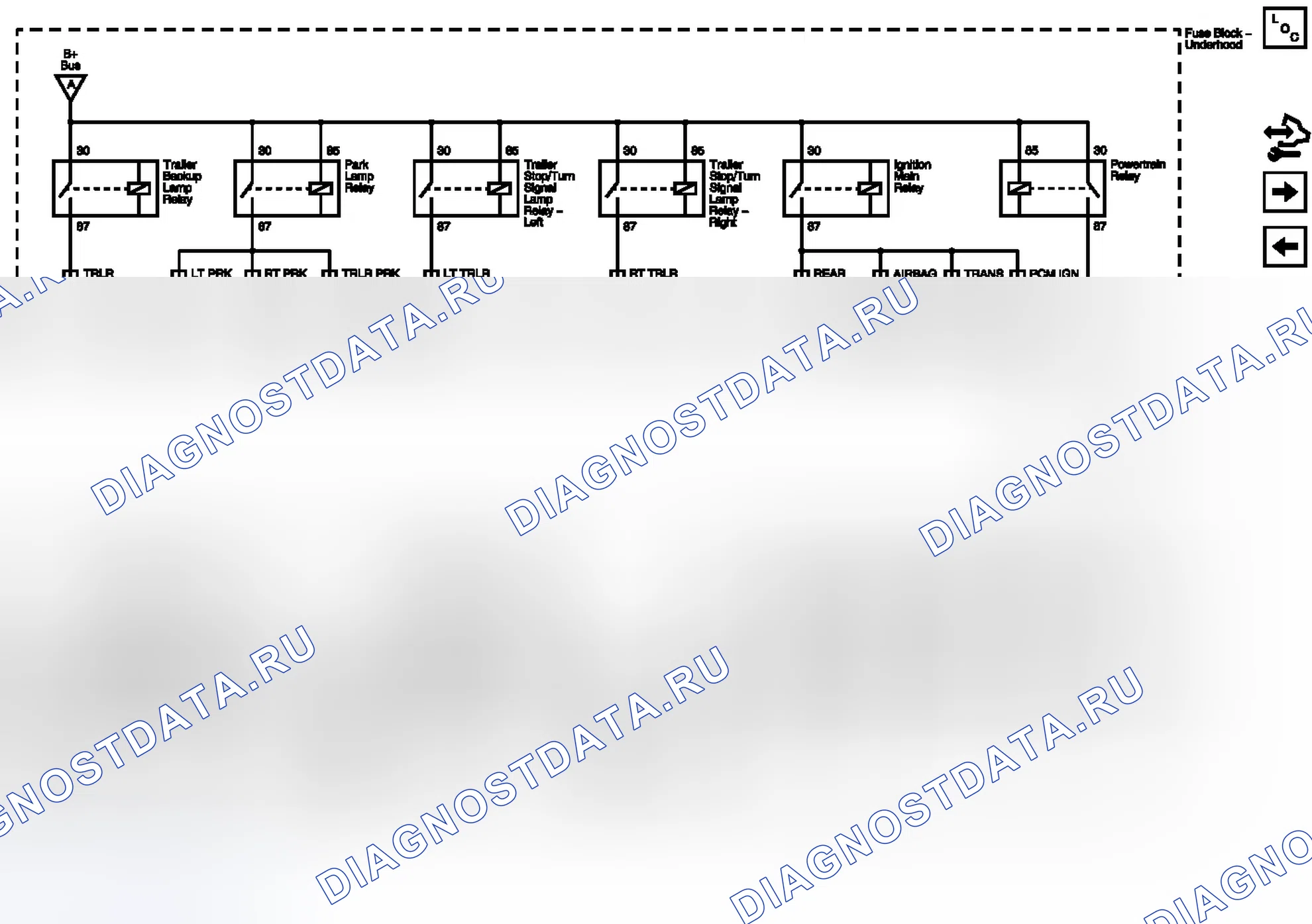 Рис. 37: Шина B + (2 из 2). Buick Enclave I