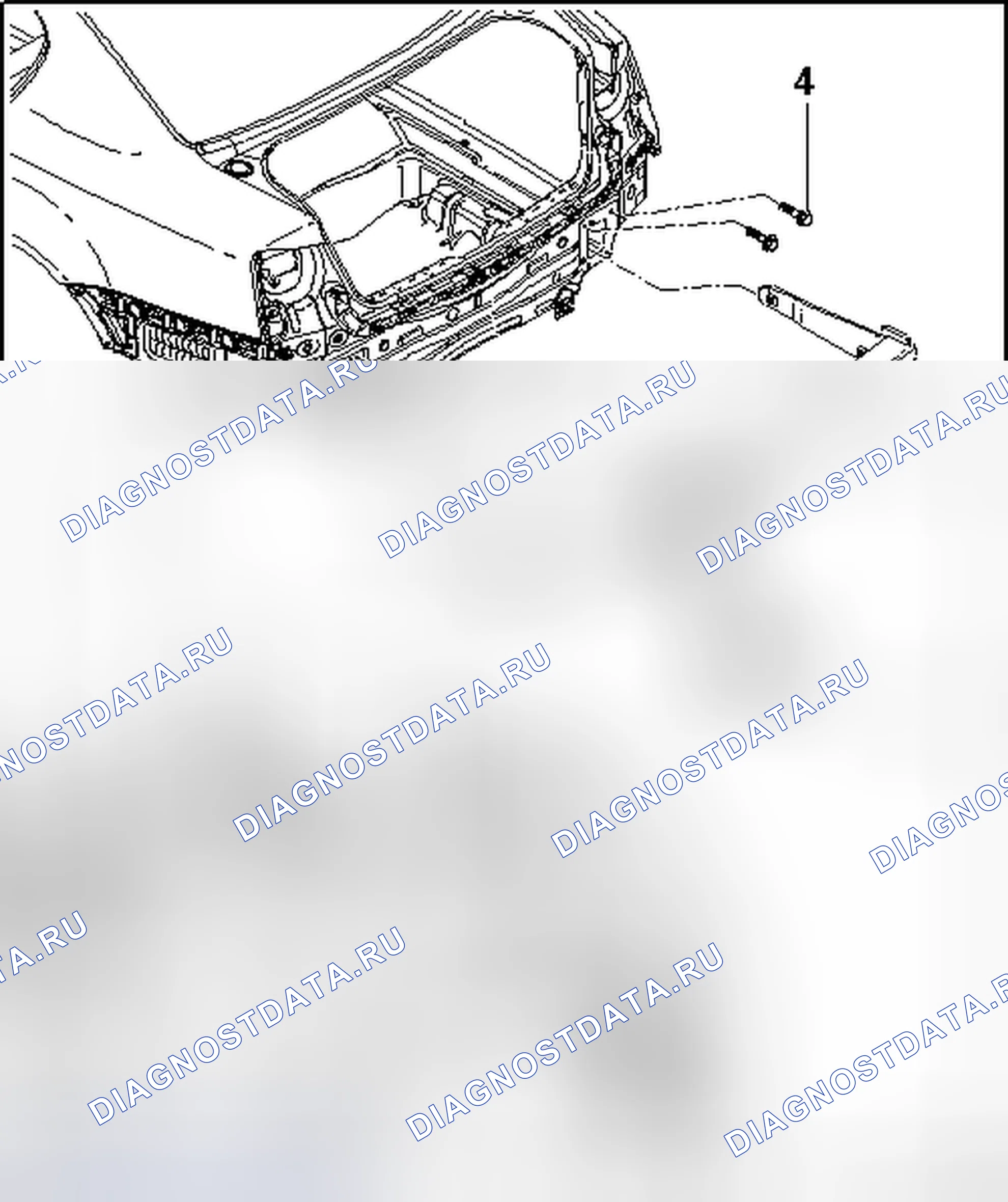 Рис. 397: СЦЕПКА ПРИЦЕПА, ОБЗОР СБОРКИ. Volkswagen Passat B6