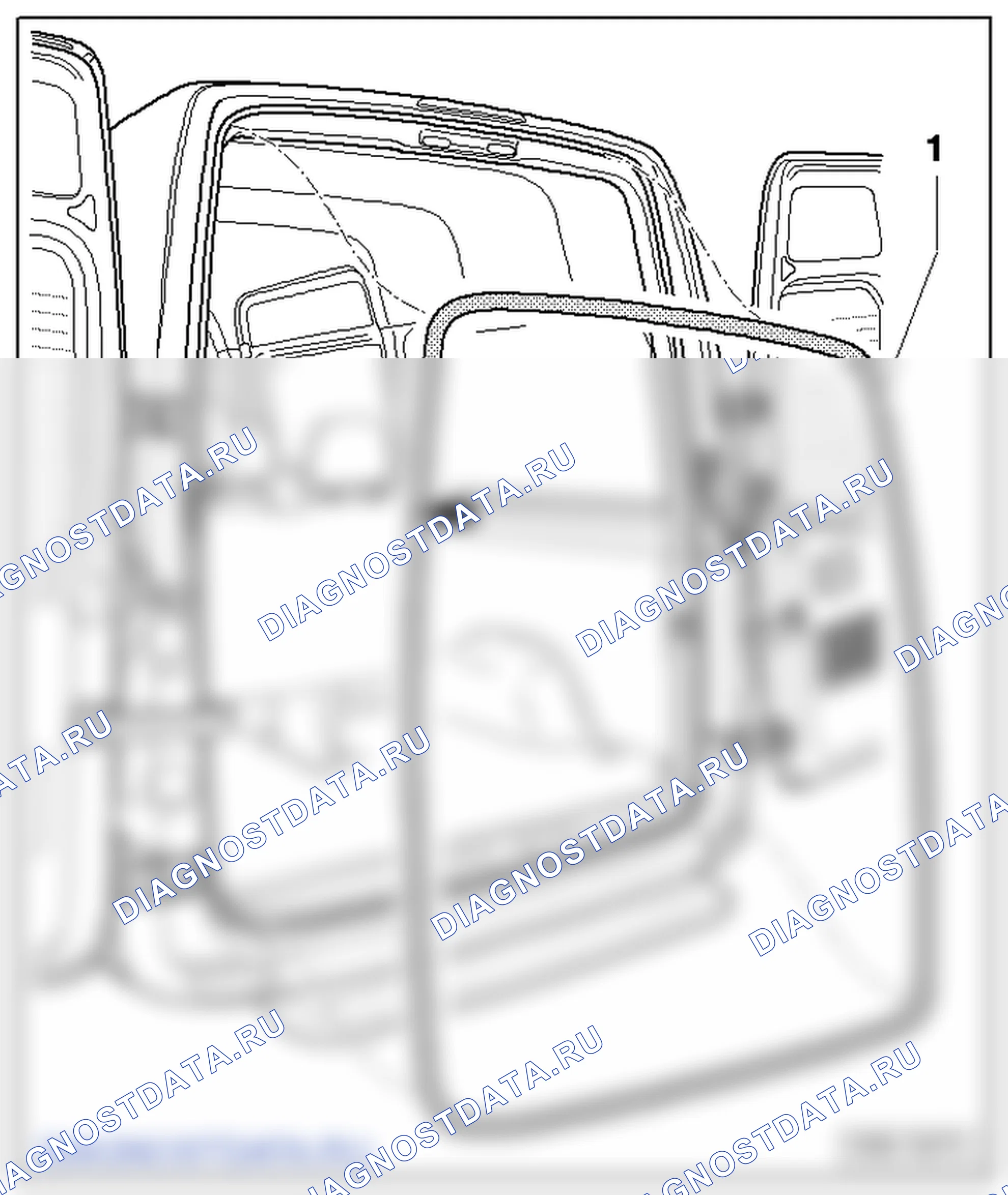 Правая задняя распашная дверь. Volkswagen Crafter I
