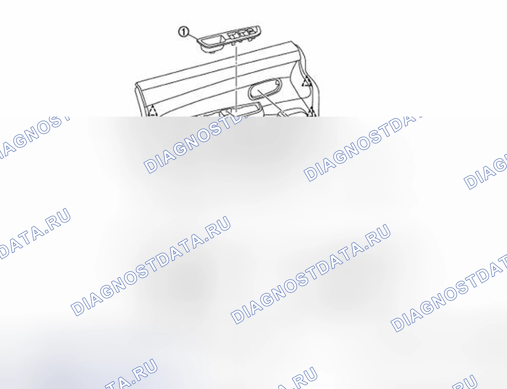 Рис. 17: ПЕРЕДНЯЯ ДВЕРЬ. Honda UR-V I