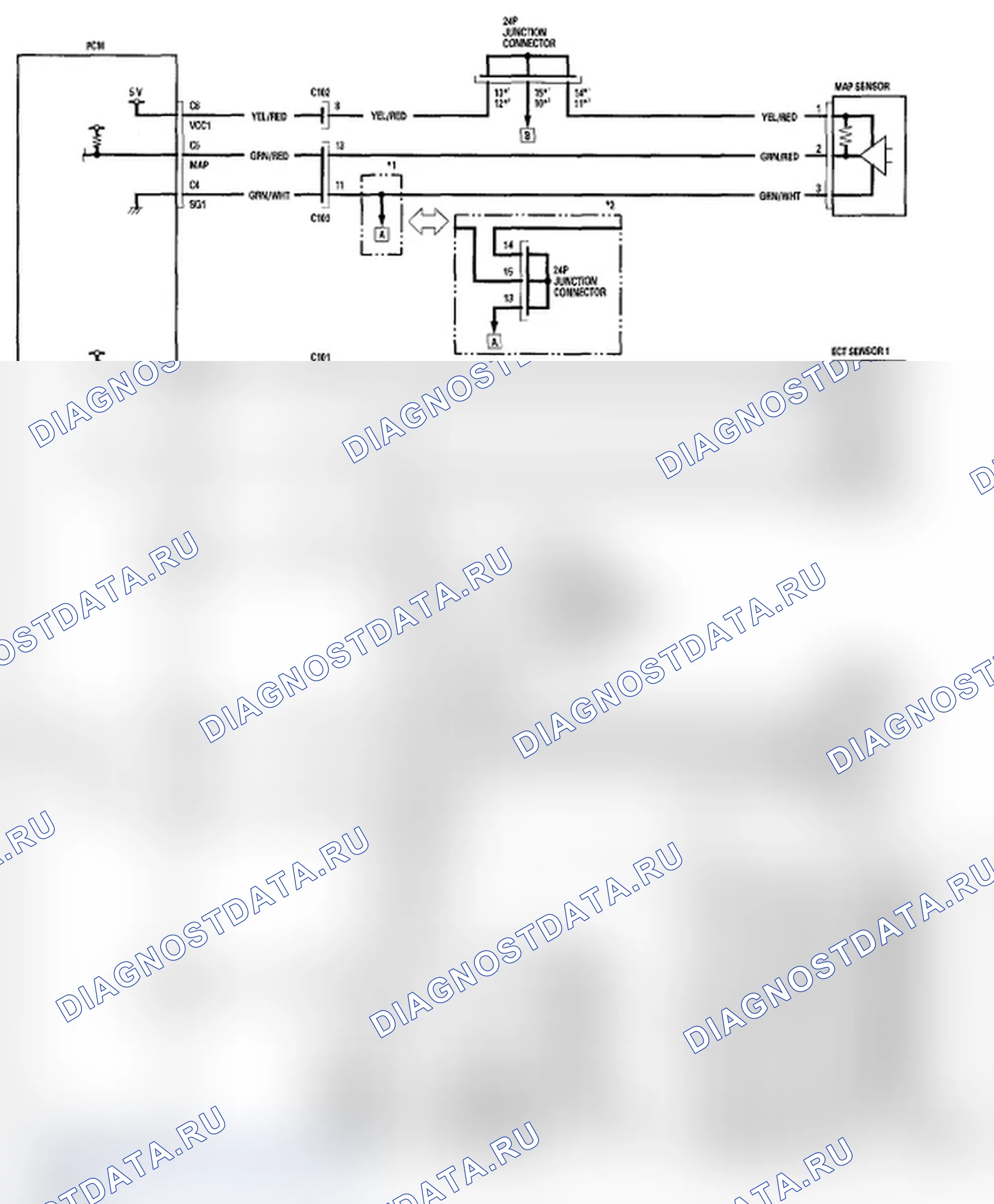 Рис. 45: Принципиальная схема ИКМ. Acura RL II