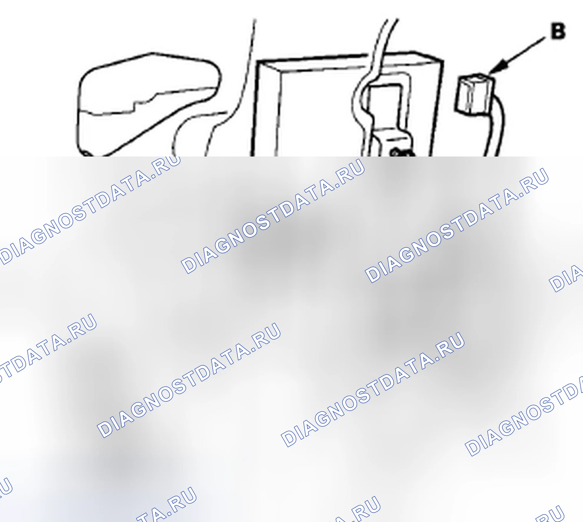 Рис. 13: Демонтаж / монтаж приемника Xm. Honda Odyssey IV