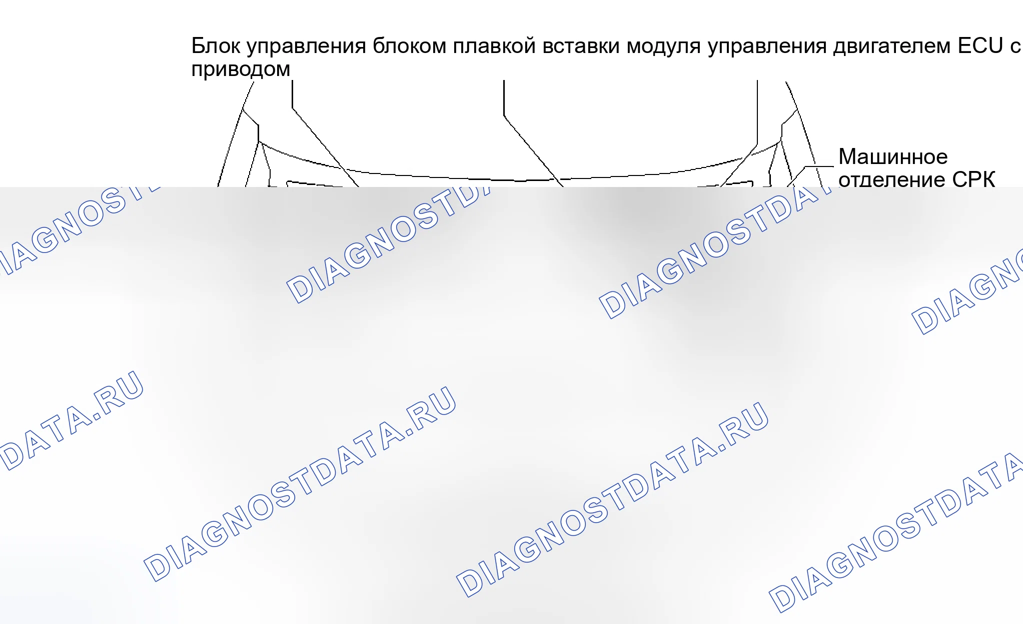 Рис. 1: РЕЛЕ/СОЕДИНИТЕЛЬНЫЙ БЛОК МАШИННОГО ОТДЕЛЕНИЯ. Toyota Yaris II
