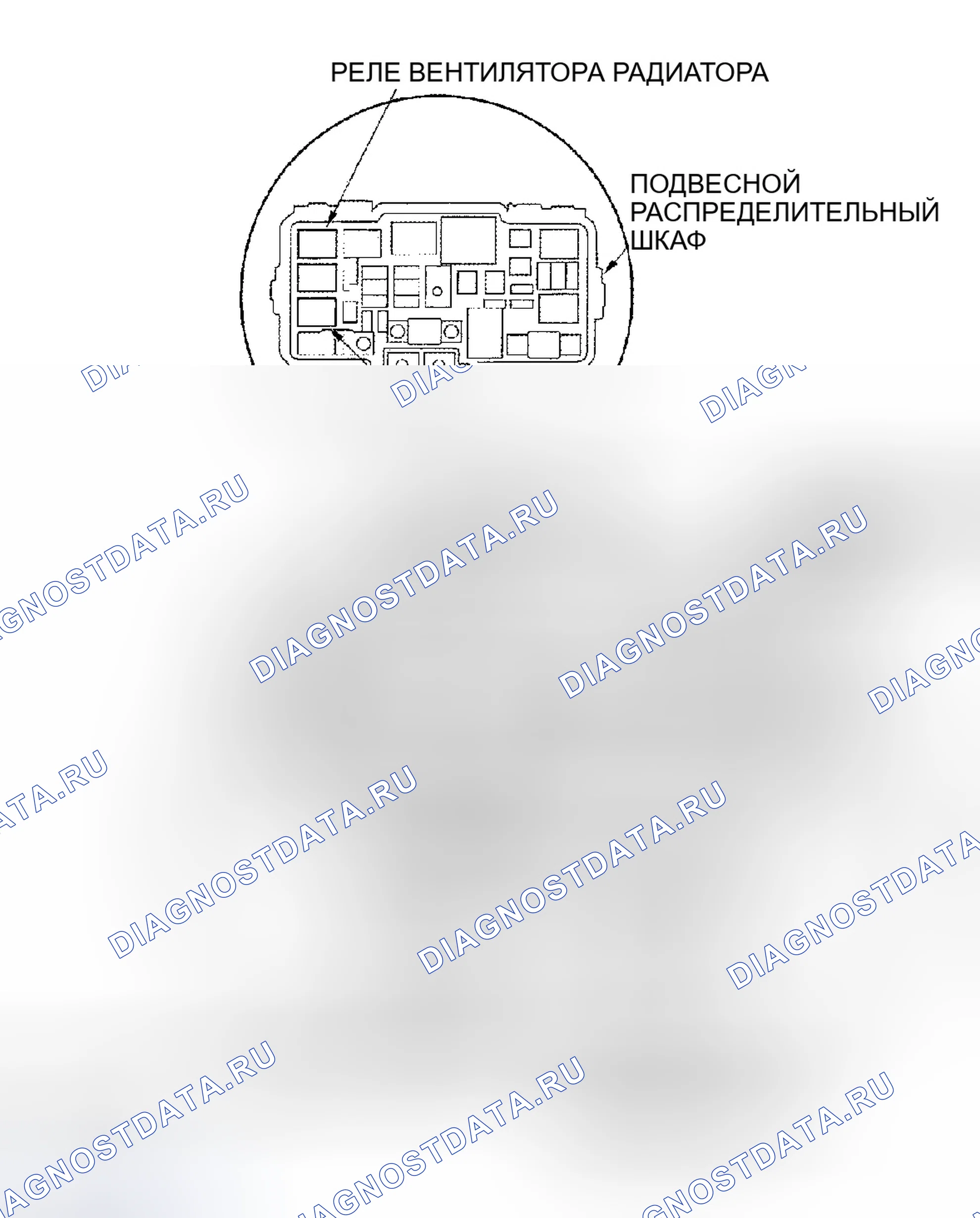 Рис. 9: РАСПОЛОЖЕНИЕ КОМПОНЕНТОВ. Honda Civic VII рестайлинг