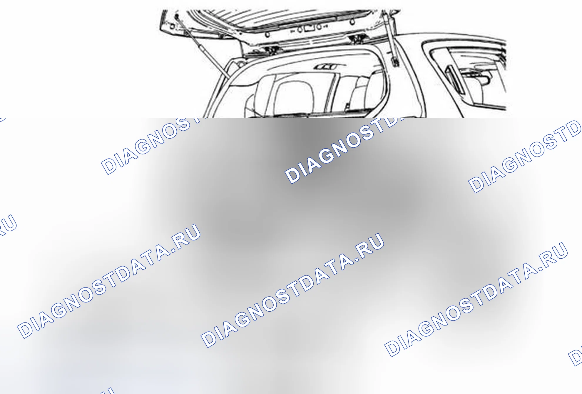 Рис. 21: Замена ударной штанги заднего бампера (хэтчбек). Chevrolet Sonic I