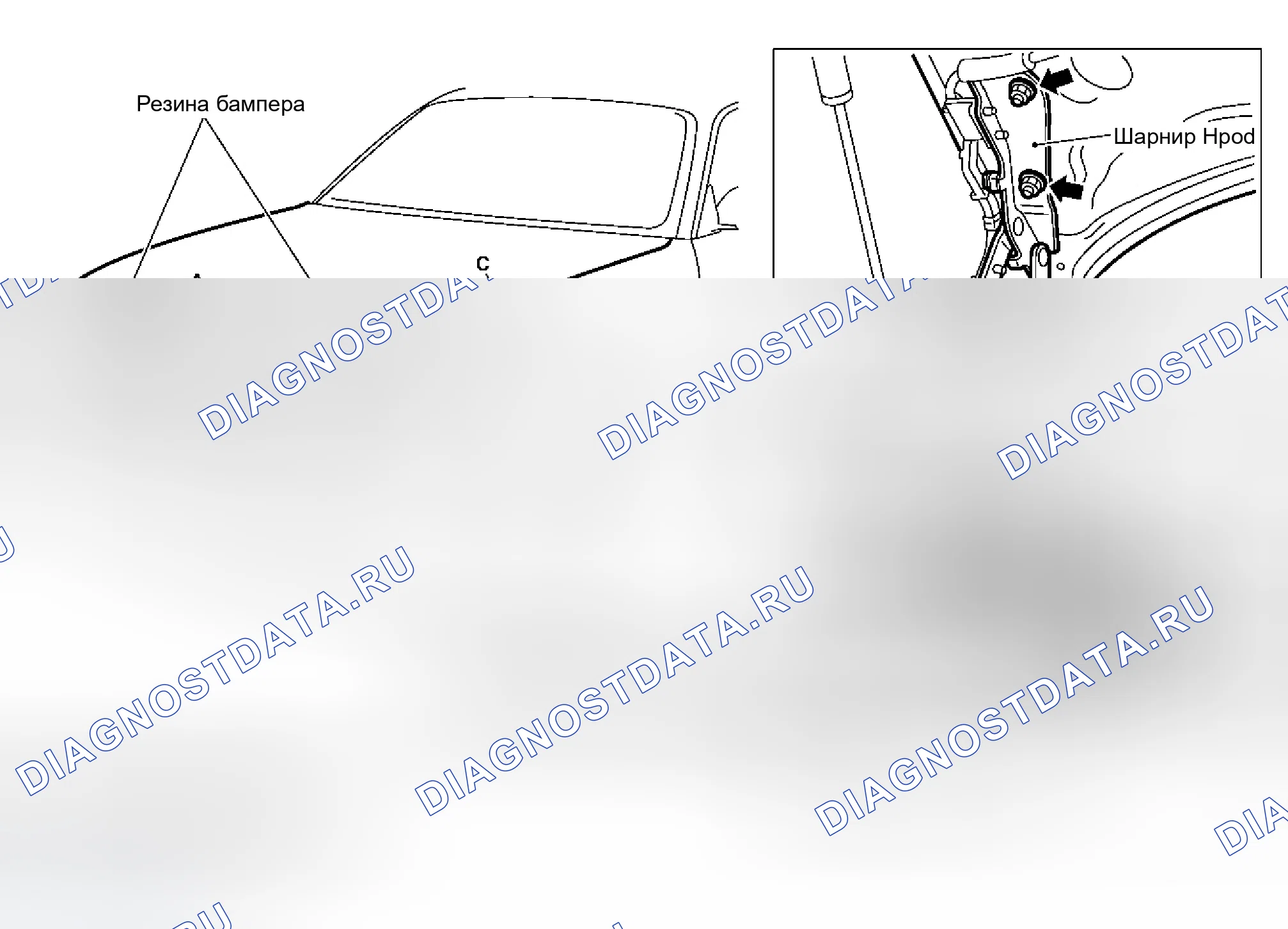 Рис. 1: Регулировка фитинга. Infiniti M45 II