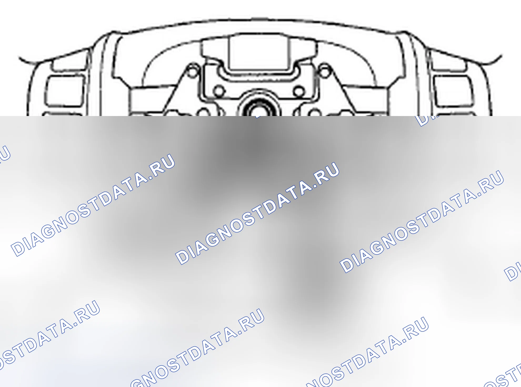 Рис. 303: Демонтаж. Honda Ridgeline I рестайлинг
