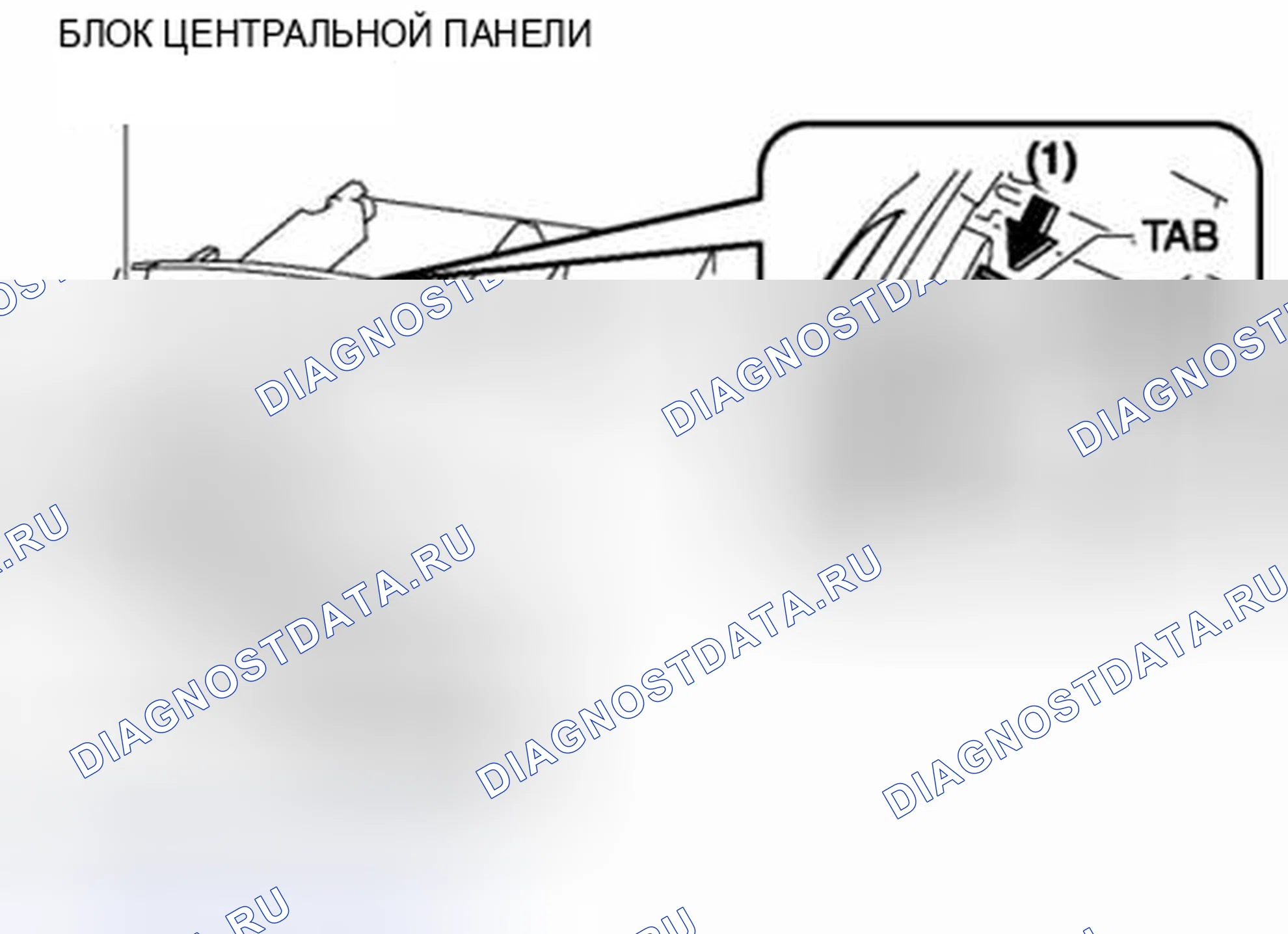 Рис. 55: СНЯТИЕ / УСТАНОВКА СИГНАЛИЗАТОРА ОПАСНОСТИ. Audi Q8 I