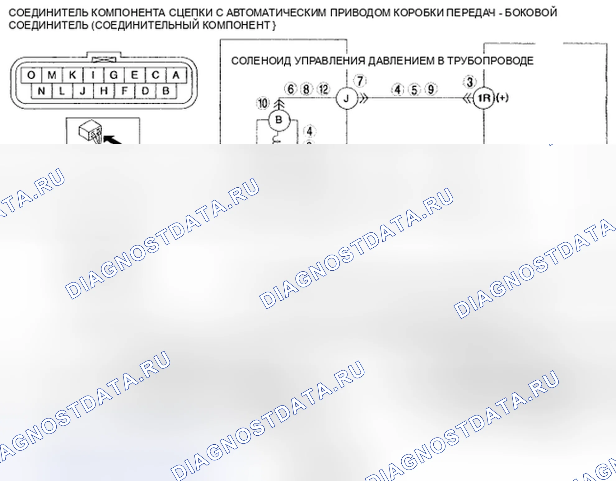 Рис. 524: расшифровка кода ошибки P0962 [хтагх1] SJ6A-EL. Mazda MX-5 NC рестайлинг