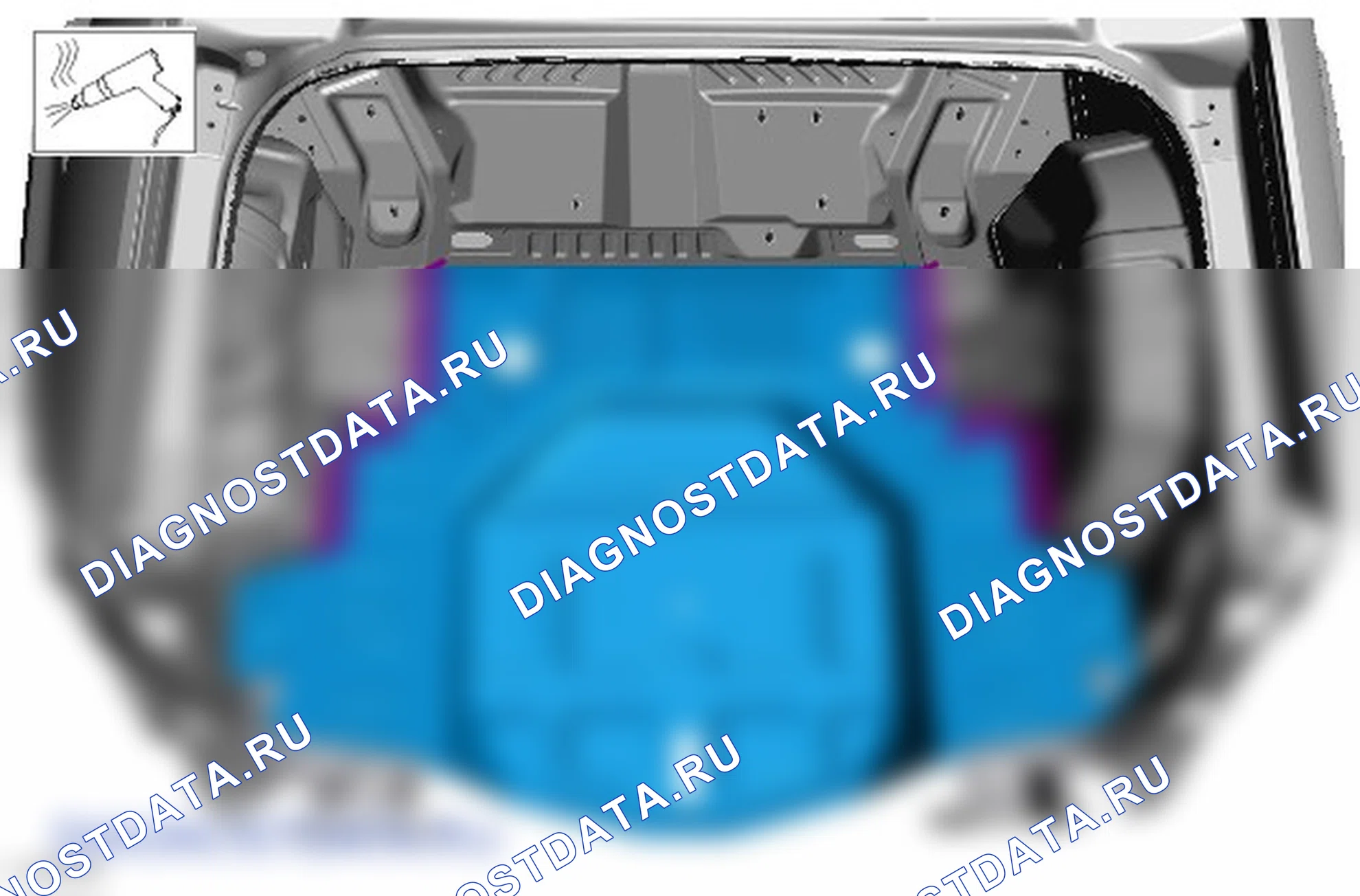 Как снять и установить заднюю панель пола. Ford Edge II