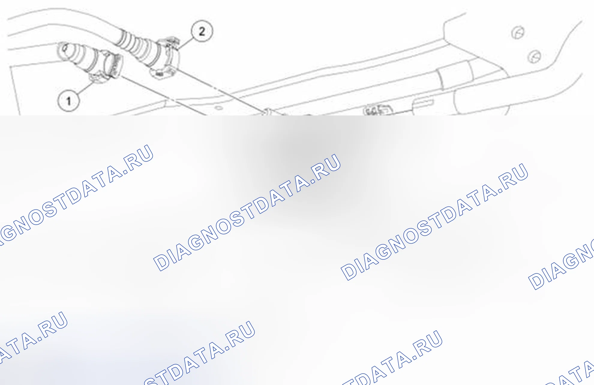 Рис. 94: Охладитель топлива. Ford Pickup F250 Super Duty II