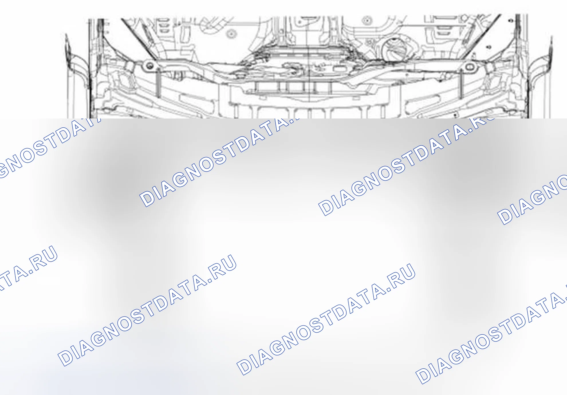 Рис. 14: Размеры под капотом. Ford Fiesta Mk6