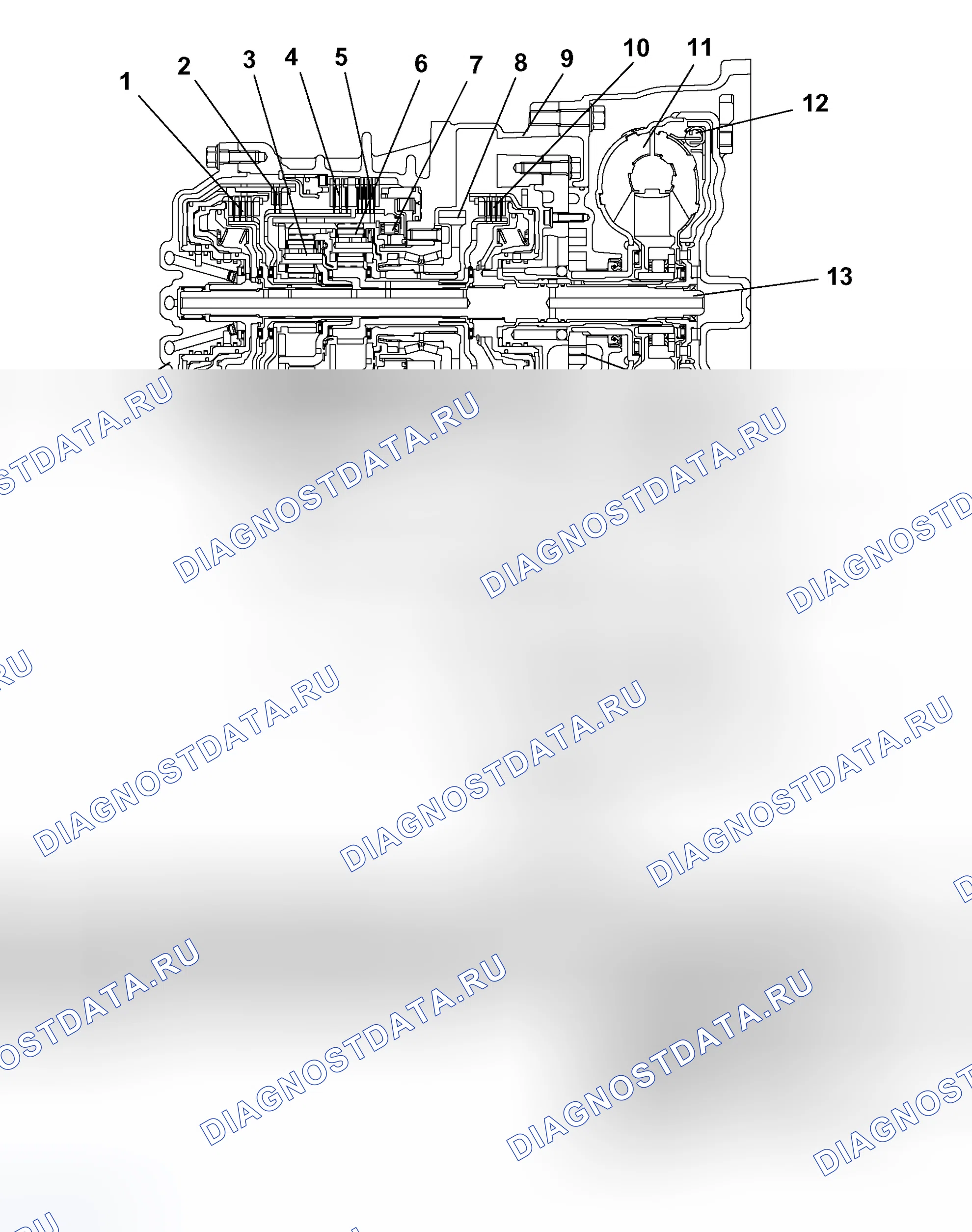 Рис. 811: Разрез. Mitsubishi Lancer IX рестайлинг