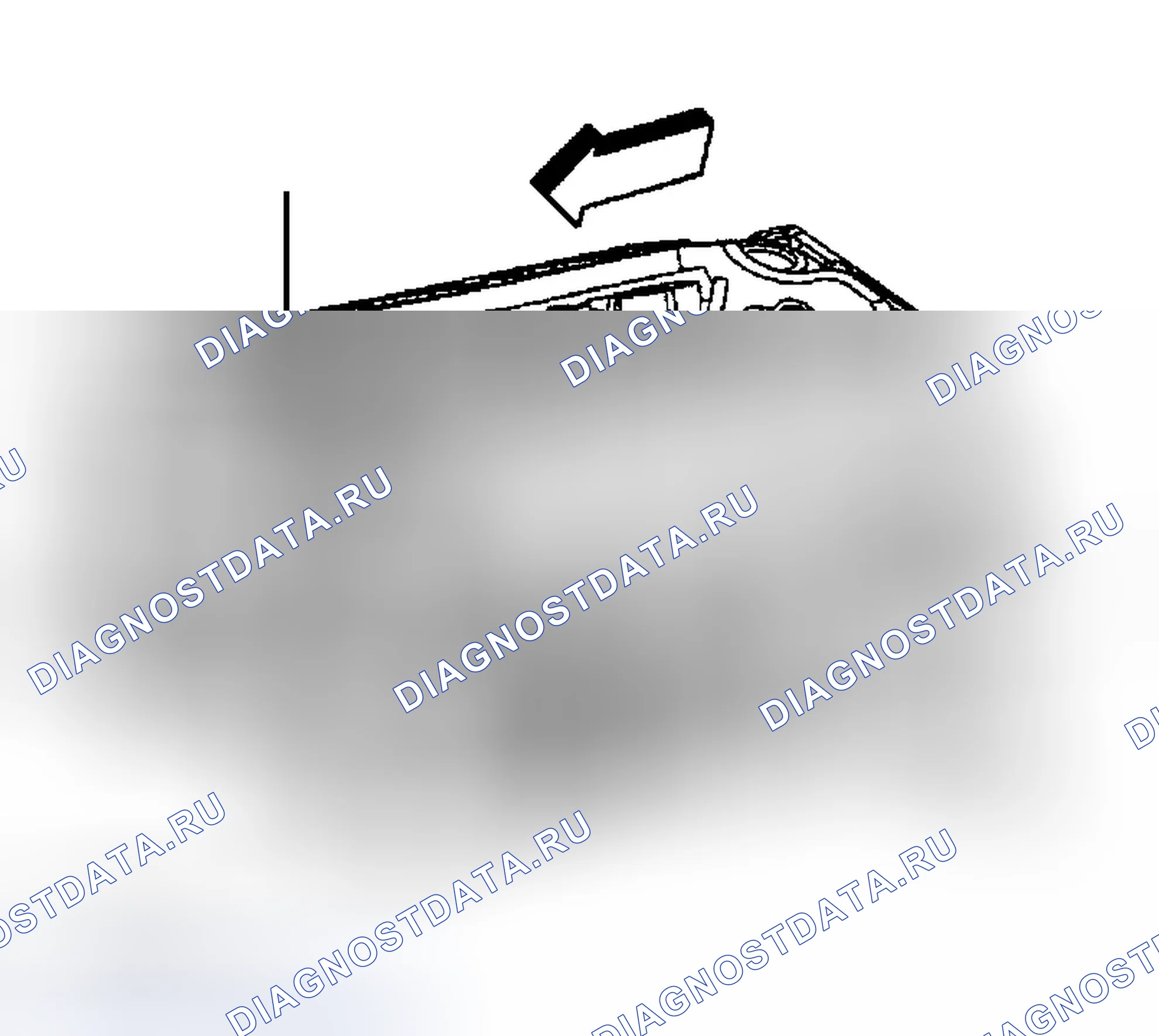 Рис. 3: РАСПОЛОЖЕНИЕ КОДА ДВИГАТЕЛЯ. Chevrolet Impala VIII
