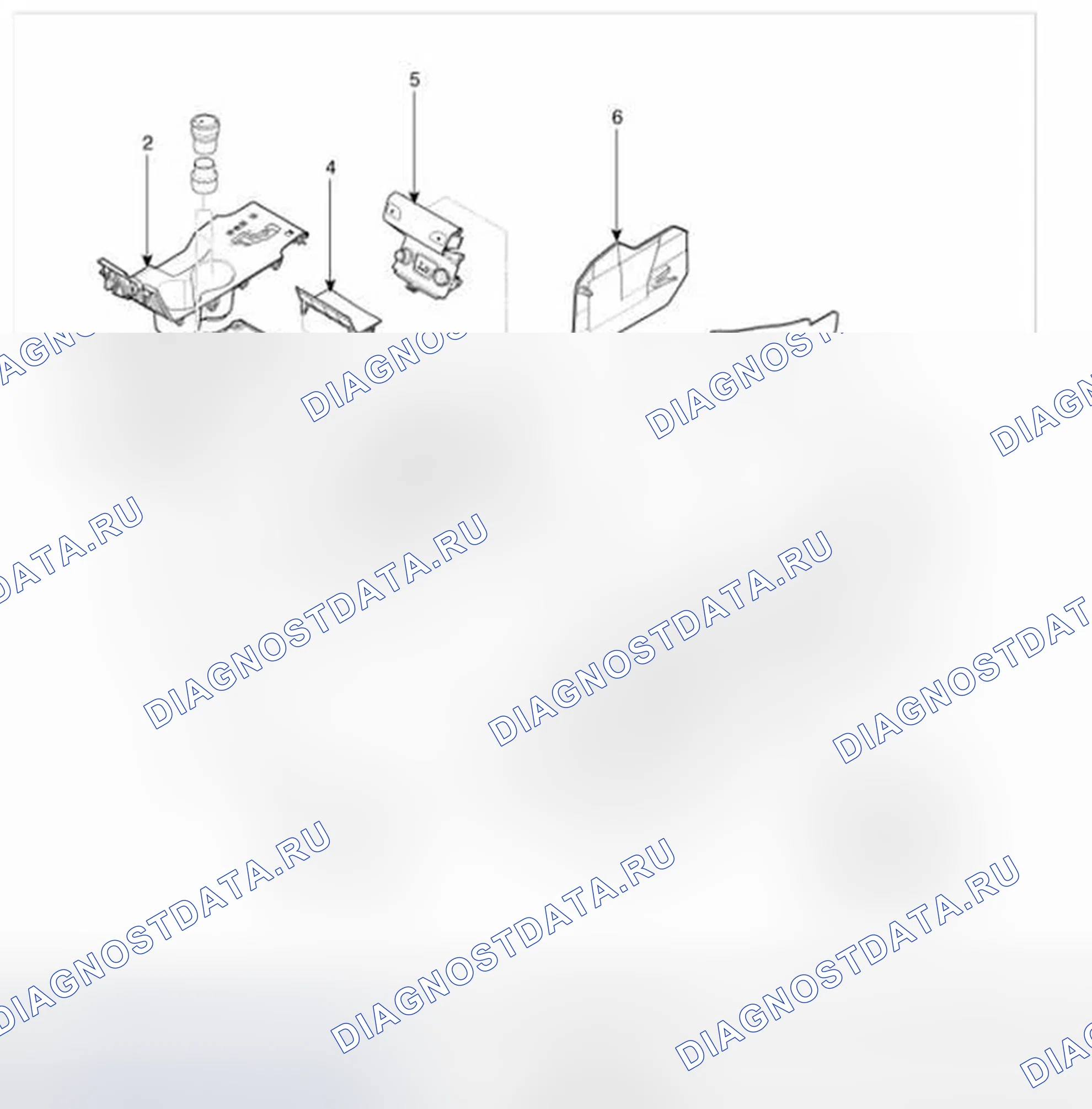 Рис. 1: Компоненты. Hyundai Tucson II