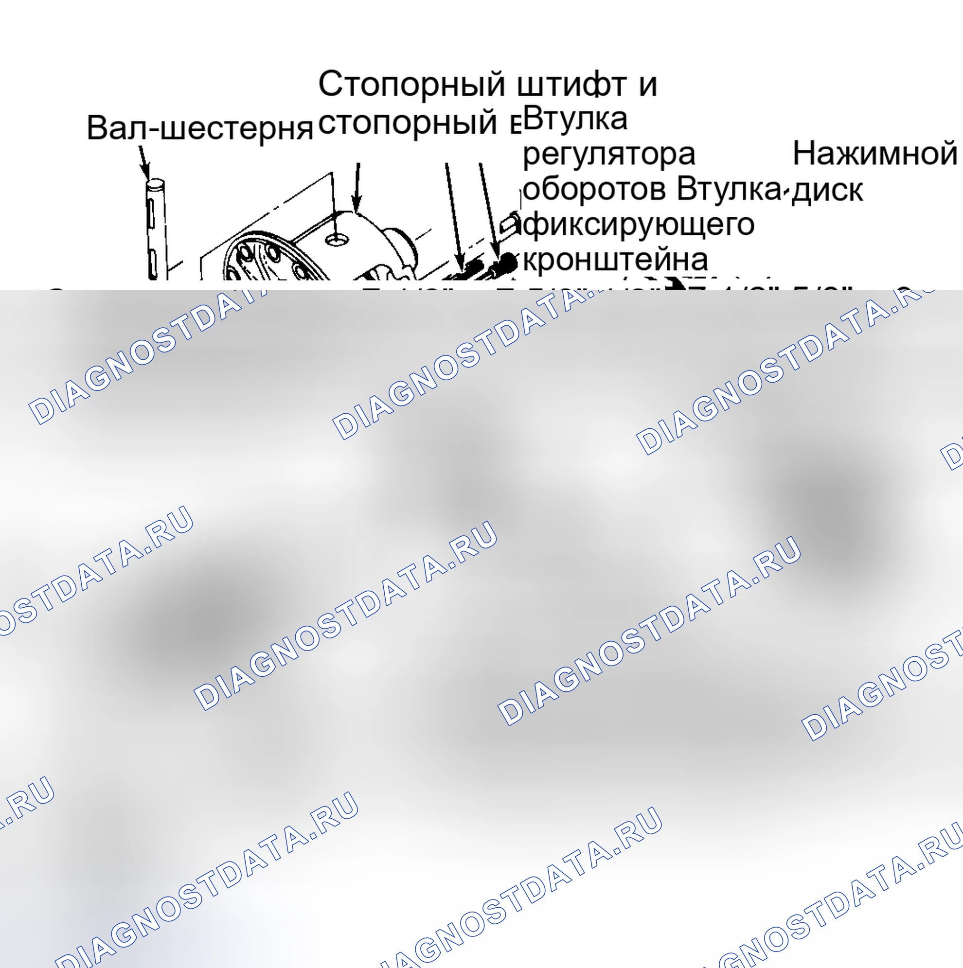 Рис. 33: Разборка (дифференциальная). GMC Cab & Chassis K2500 