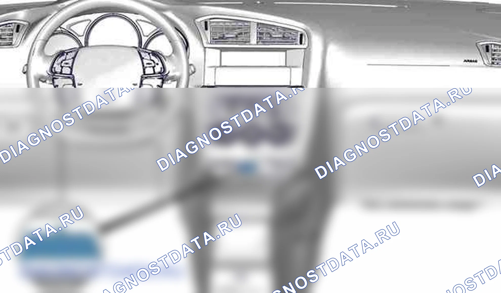 Представление: диагностический разъем - автомобиль CITROËN — d6ab02ud. Citroen C5 I