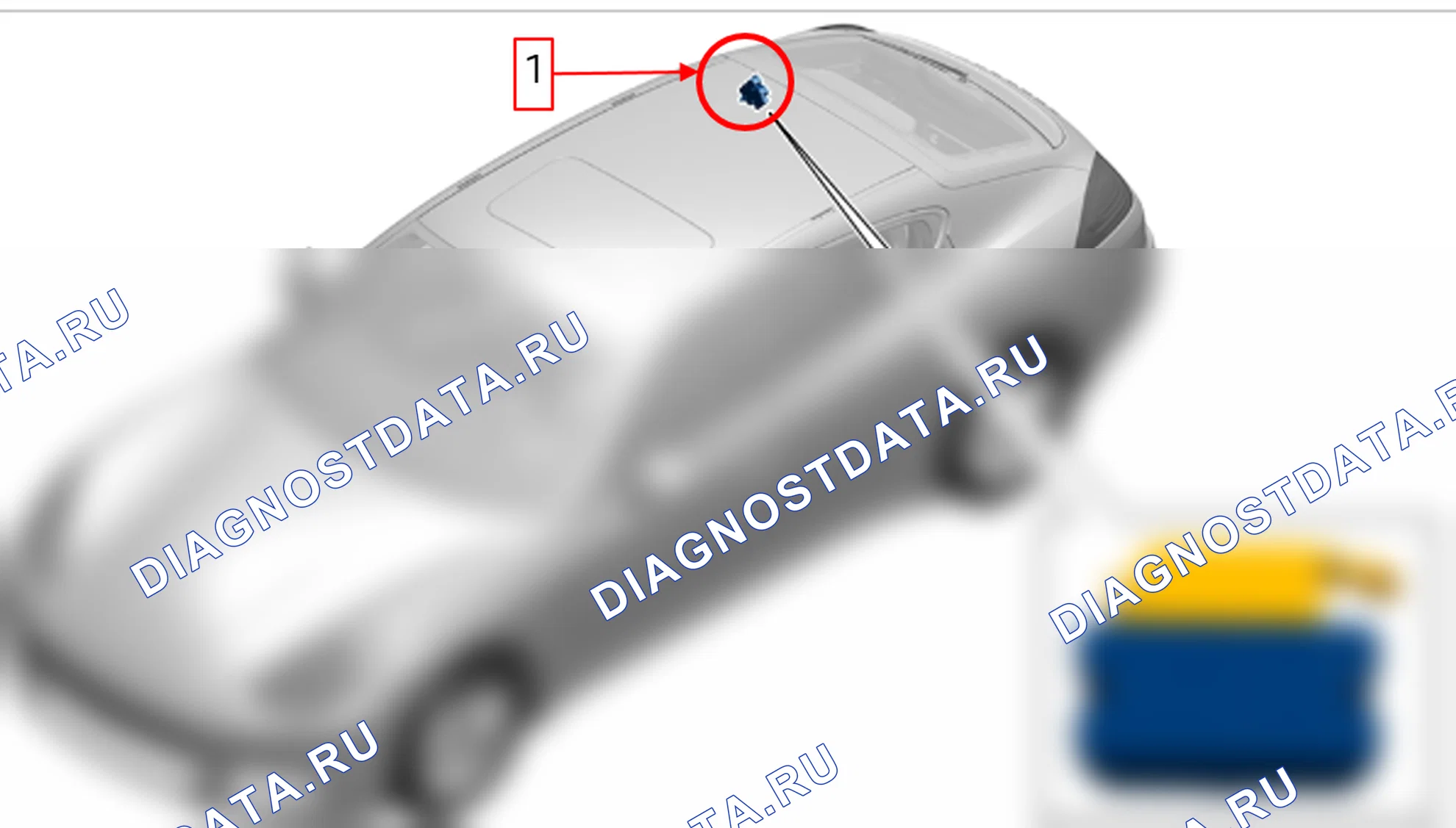 Место установки блока управления электрического стояночного тормоза — Panamera (2015). Porsche Panamera 970