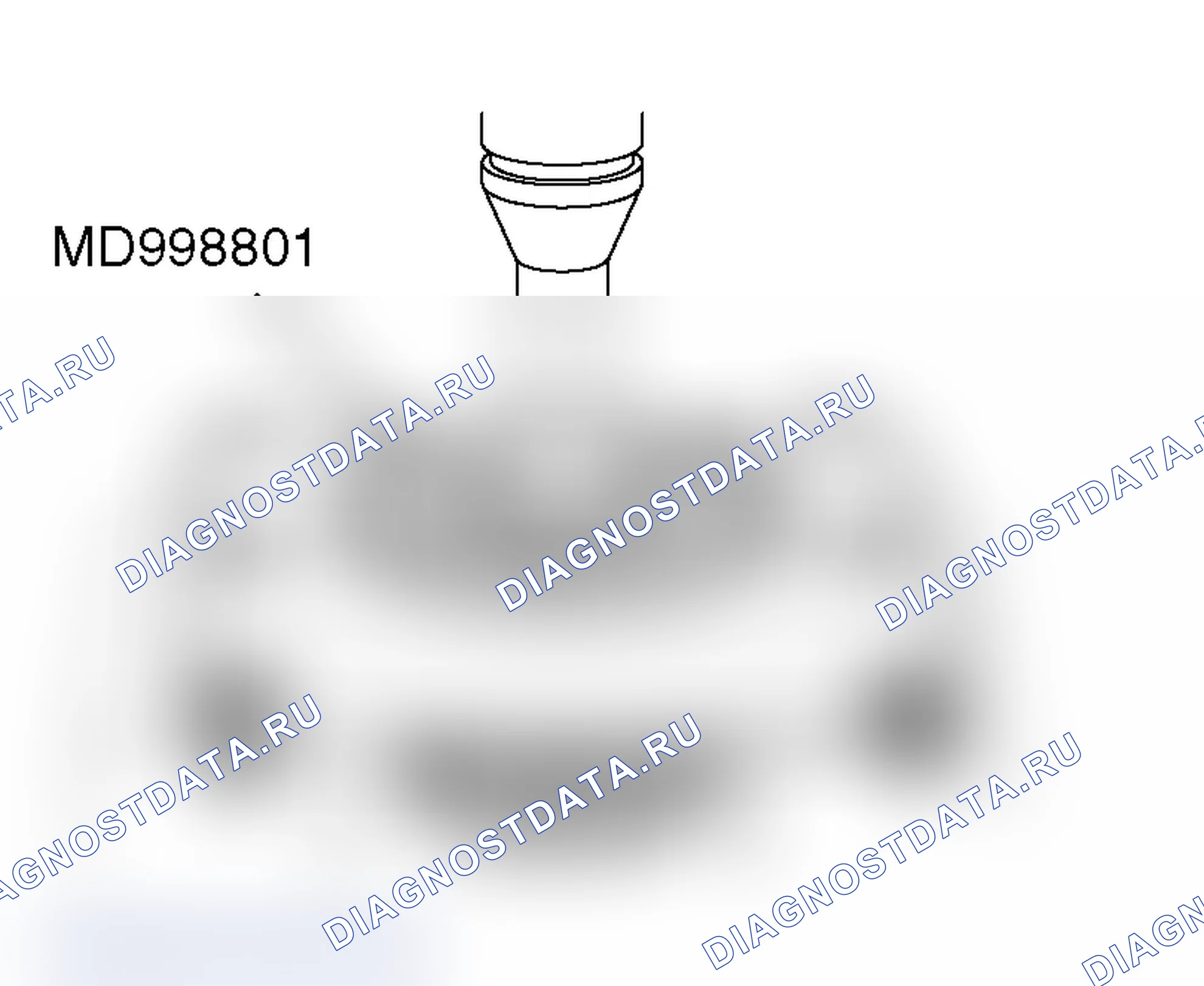Рис. 119: <<B>> СНЯТИЕ ВТУЛКИ ПОДШИПНИКА ЗАДНЕГО ХОДА. Mitsubishi Lancer Ralliart IX рестайлинг