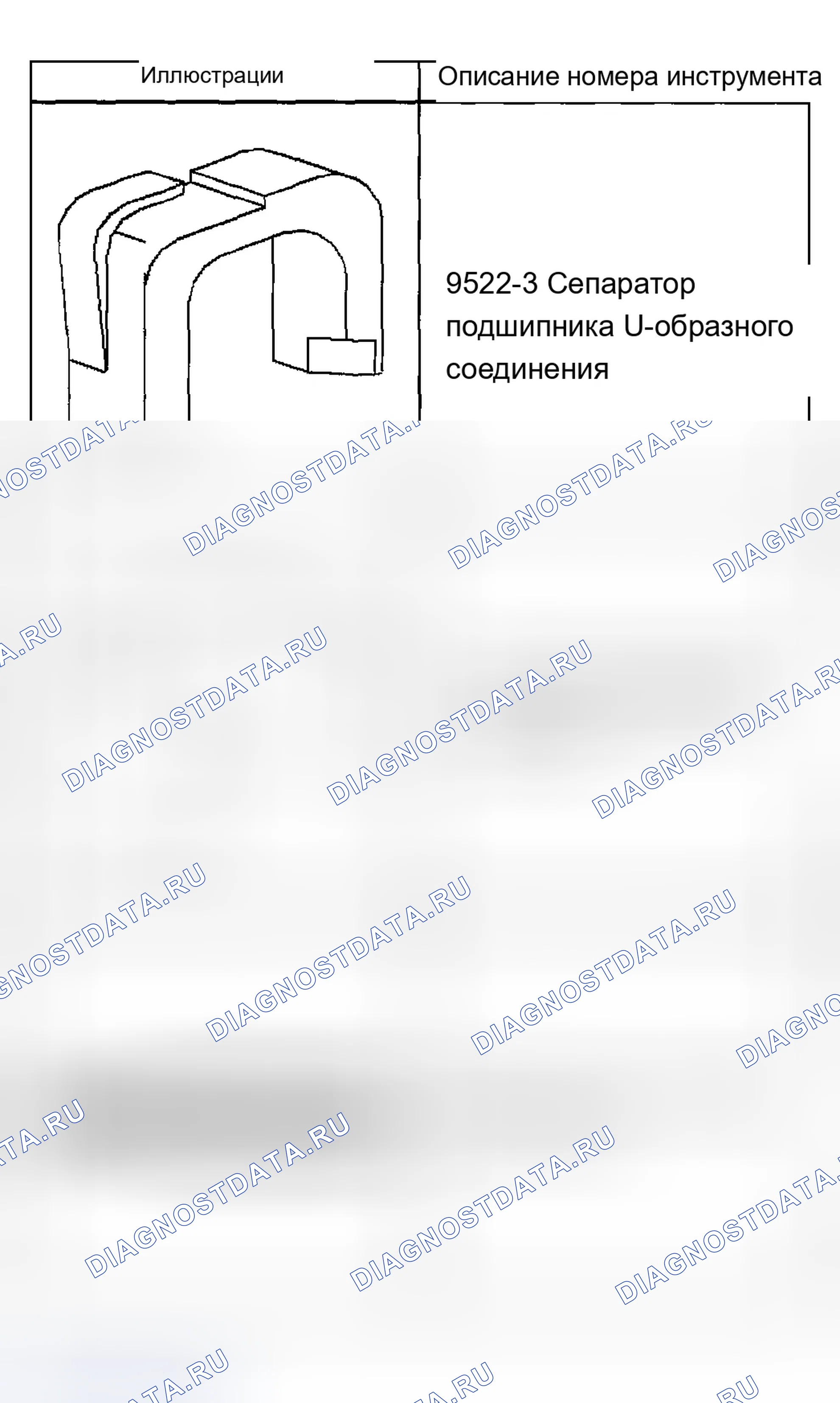 Рис. 5: Специальные инструменты и оборудование. Chevrolet Chevy Express H2500 