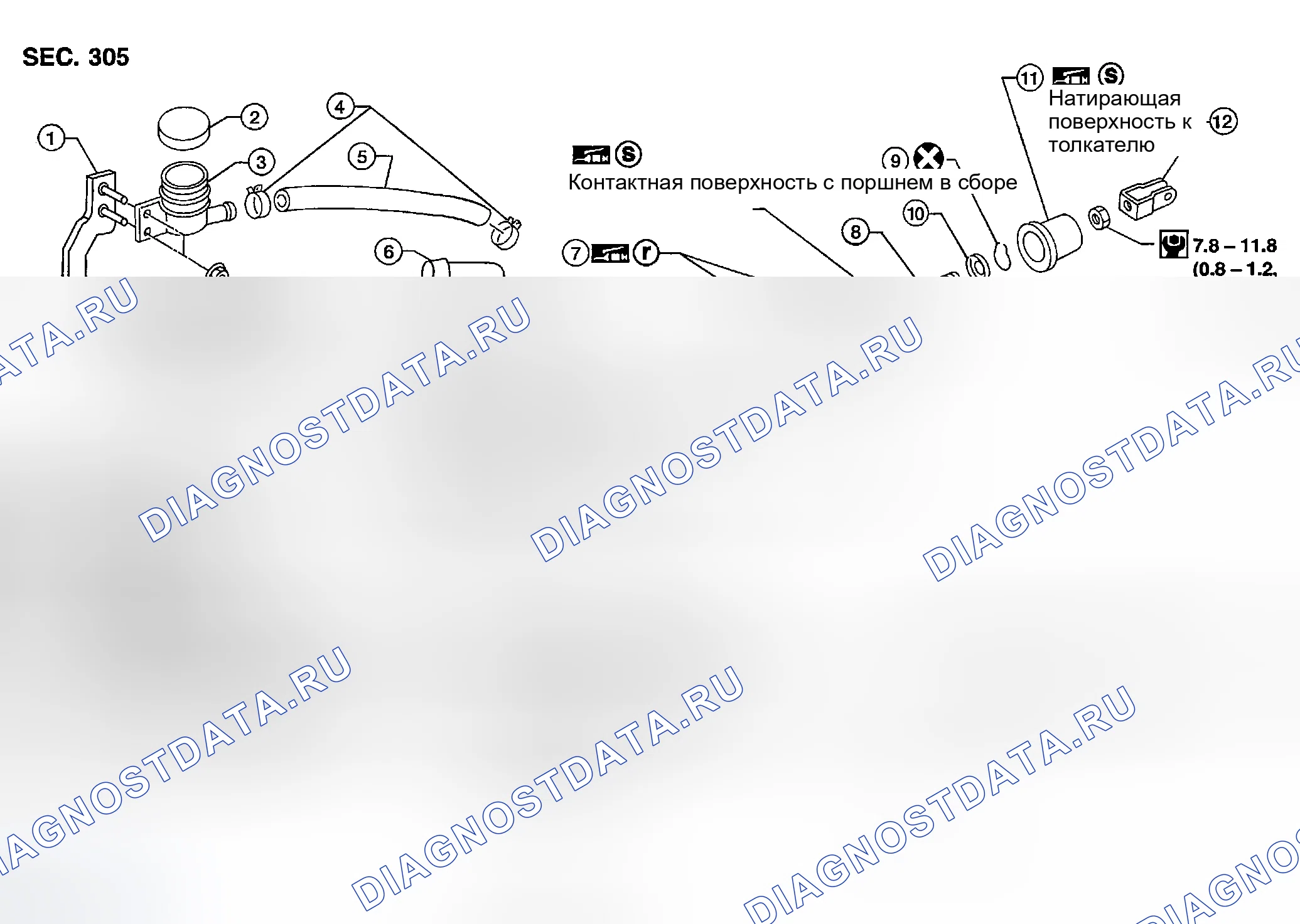 Рис. 43: Компоненты. Nissan Sentra B15