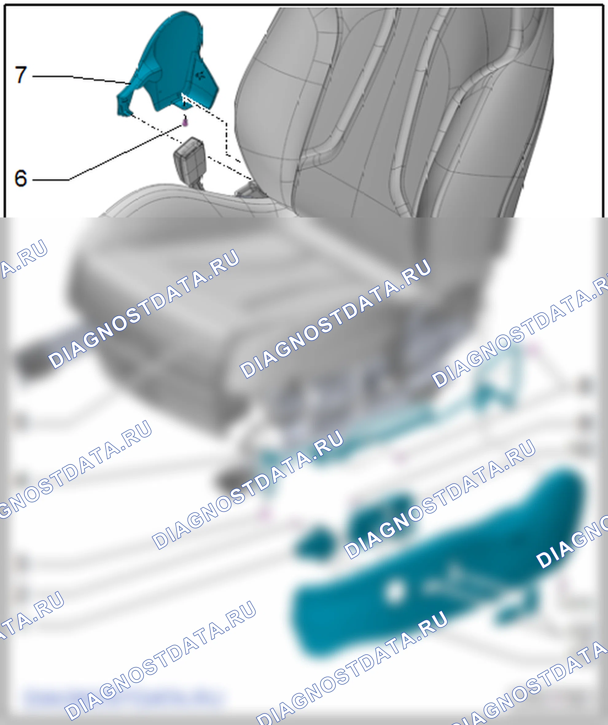 Передние сиденья. Audi A3 8V